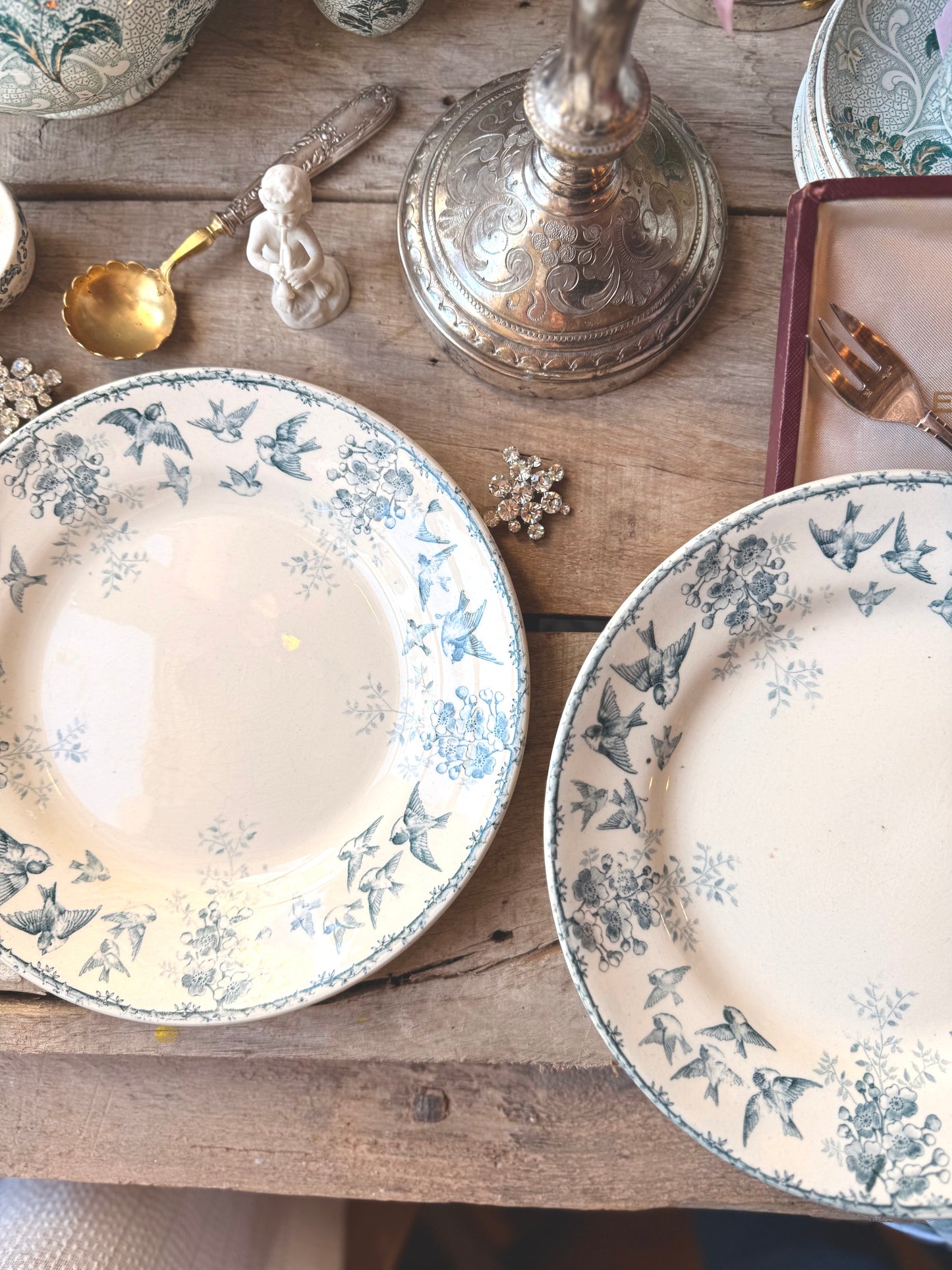 Assiettes plates Choisy le roi, « Montigny »