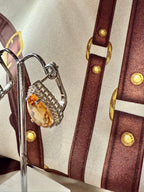 Boucles d’oreilles argent et citrine - Le boudoir luxe de Solenn