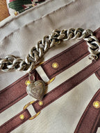 Bracelet en argent avec cœur porte-photo. - Le boudoir luxe de Solenn