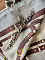 Bracelet en argent avec cœur porte-photo. - Le boudoir luxe de Solenn