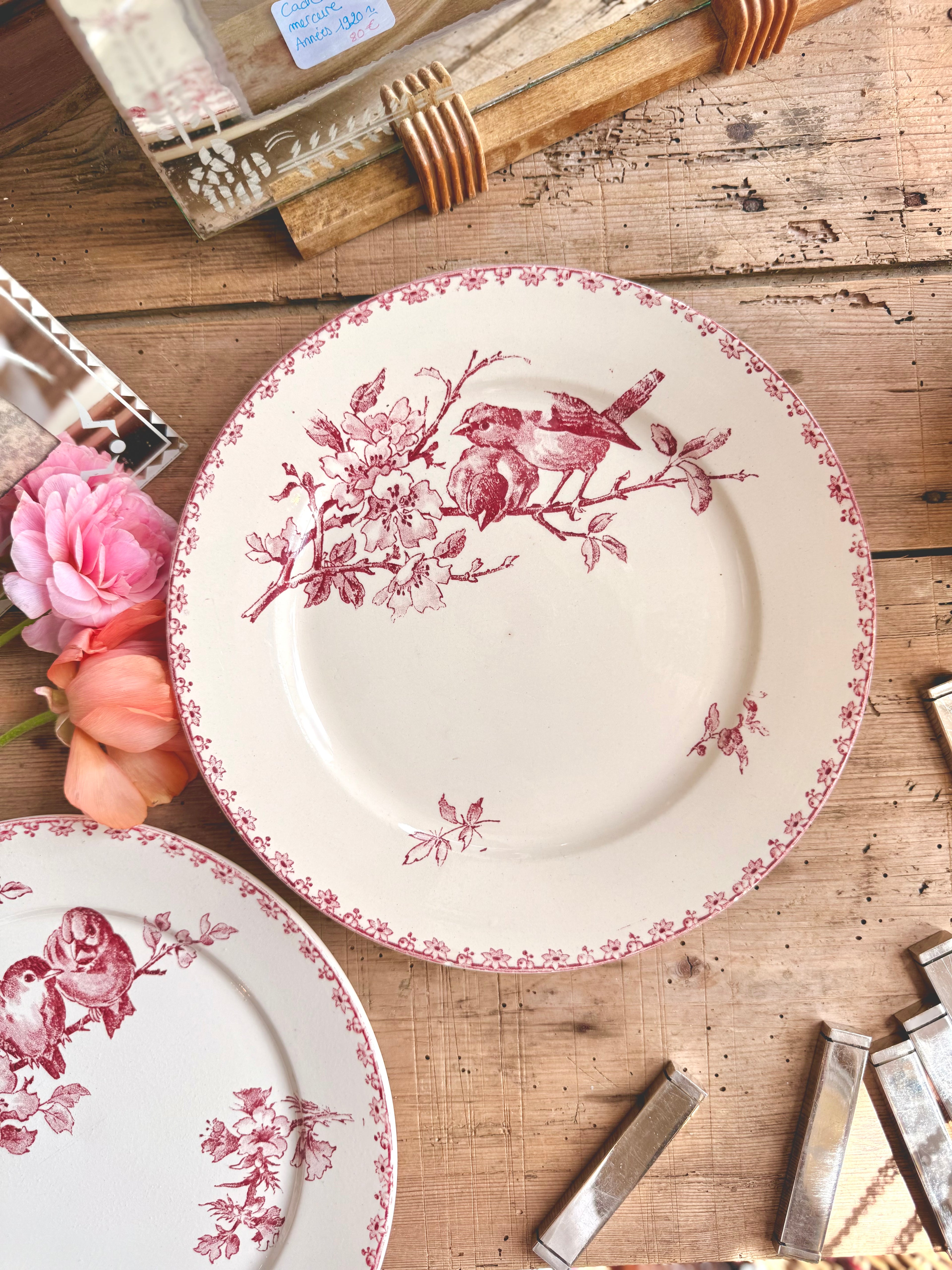 « Favori », assiettes plates, Sarreguemines