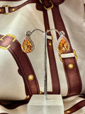 Boucles d’oreilles argent et citrine - Le boudoir luxe de Solenn