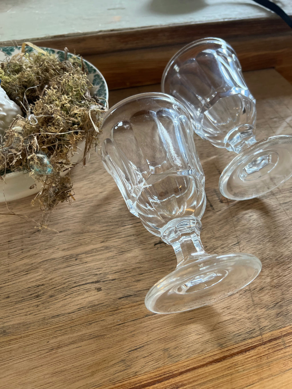 2 verres à bistrot vintage - Le boudoir luxe de Solenn