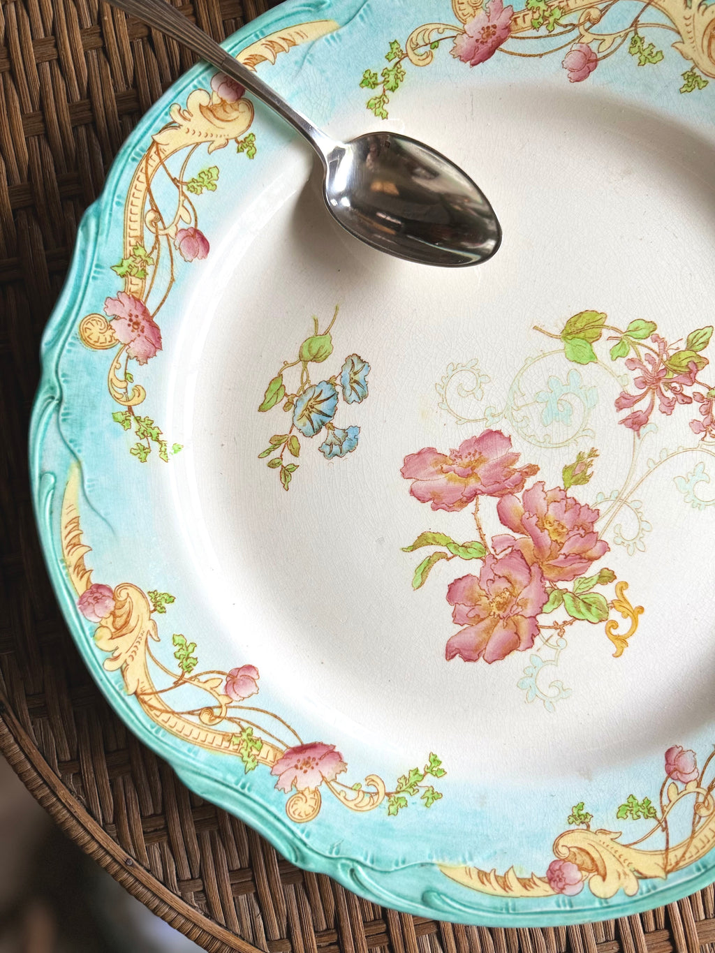 Grand plat Creil et Montereau « Saint Cloud » XIX ème