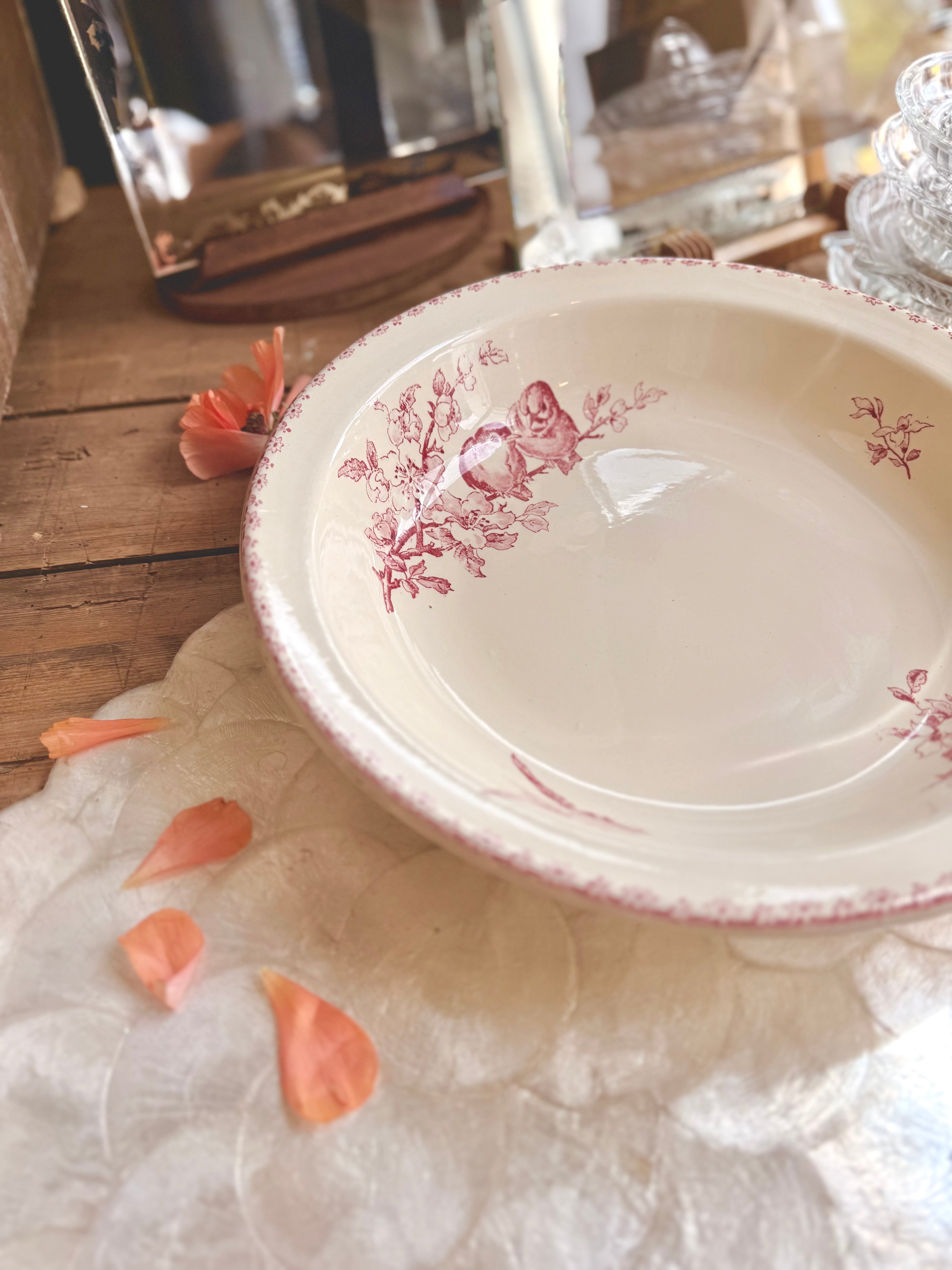 « Favori », plat rond creux. Sarreguemines