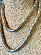 Sautoir vintage maille « snake » - Le boudoir luxe de Solenn
