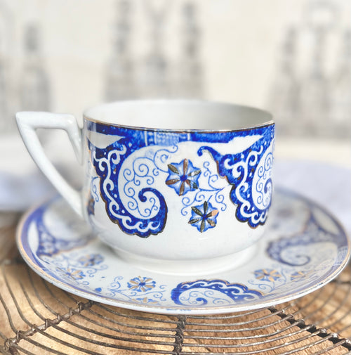 2 sets de Tasses Sarreguemines, « Sparte ». - Le boudoir luxe de Solenn