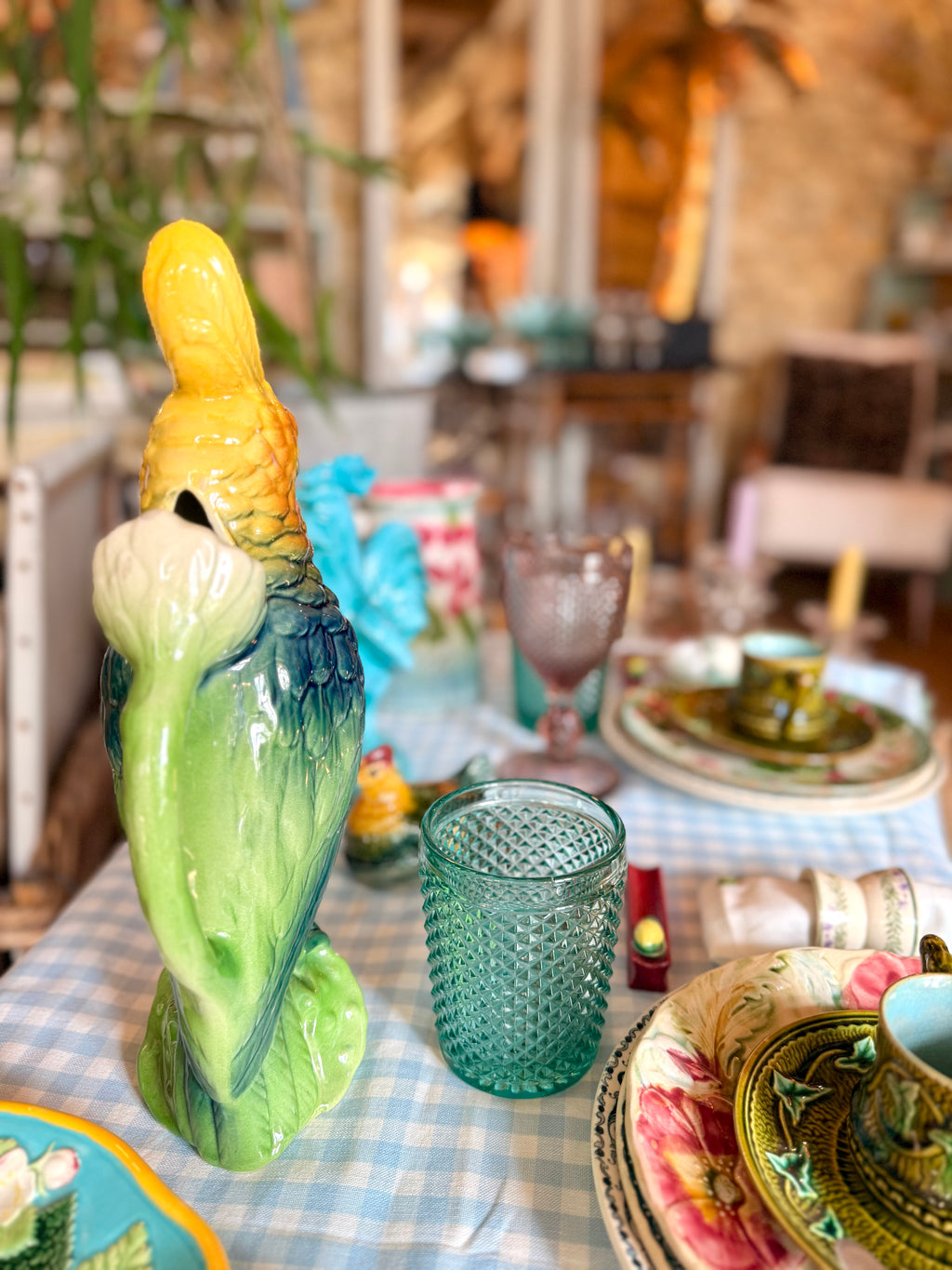 Pichet perroquet Saint Clément - Le boudoir luxe de Solenn