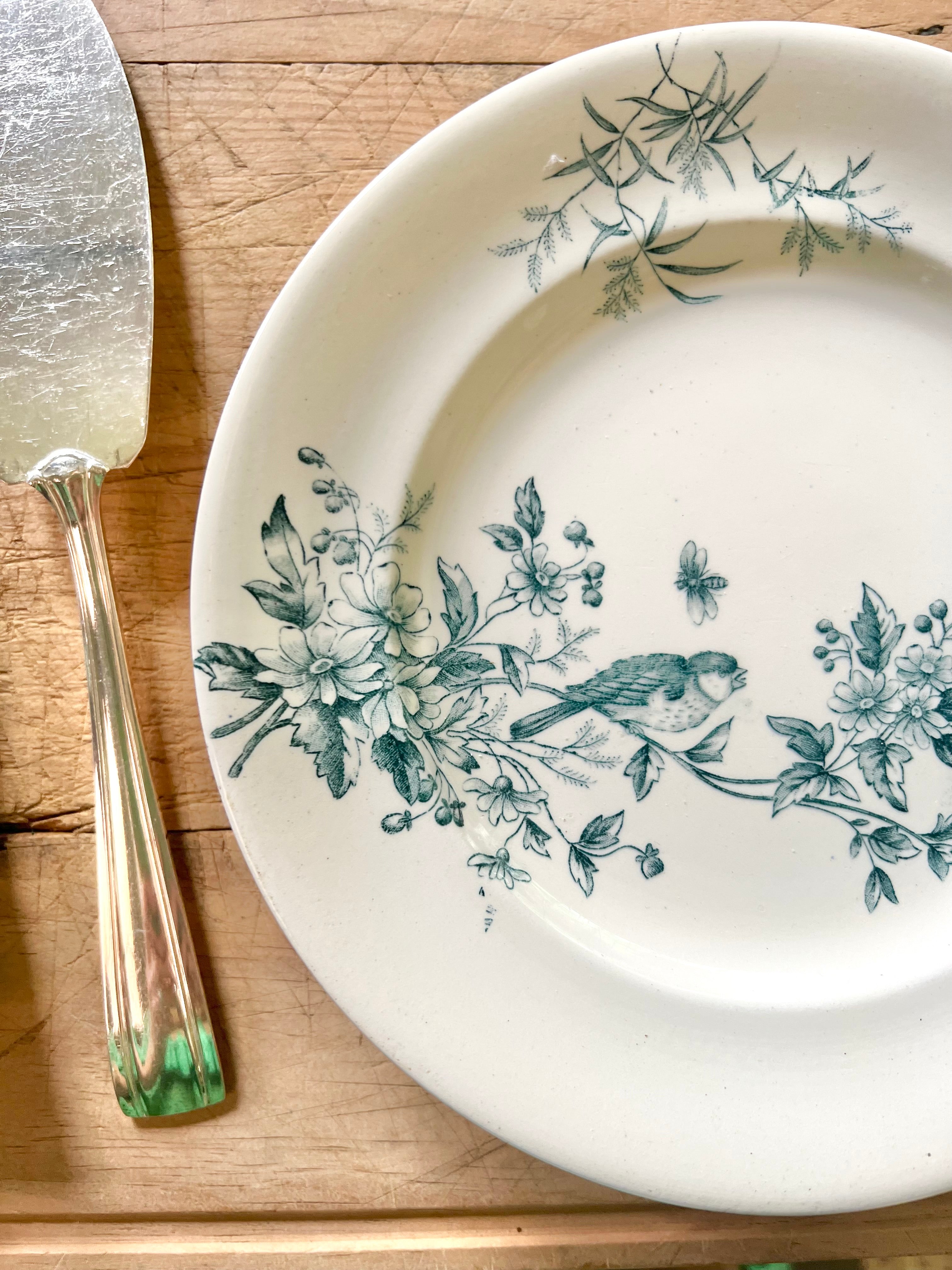 Assiette haute, Longwy, terre de fer - Le boudoir luxe de Solenn