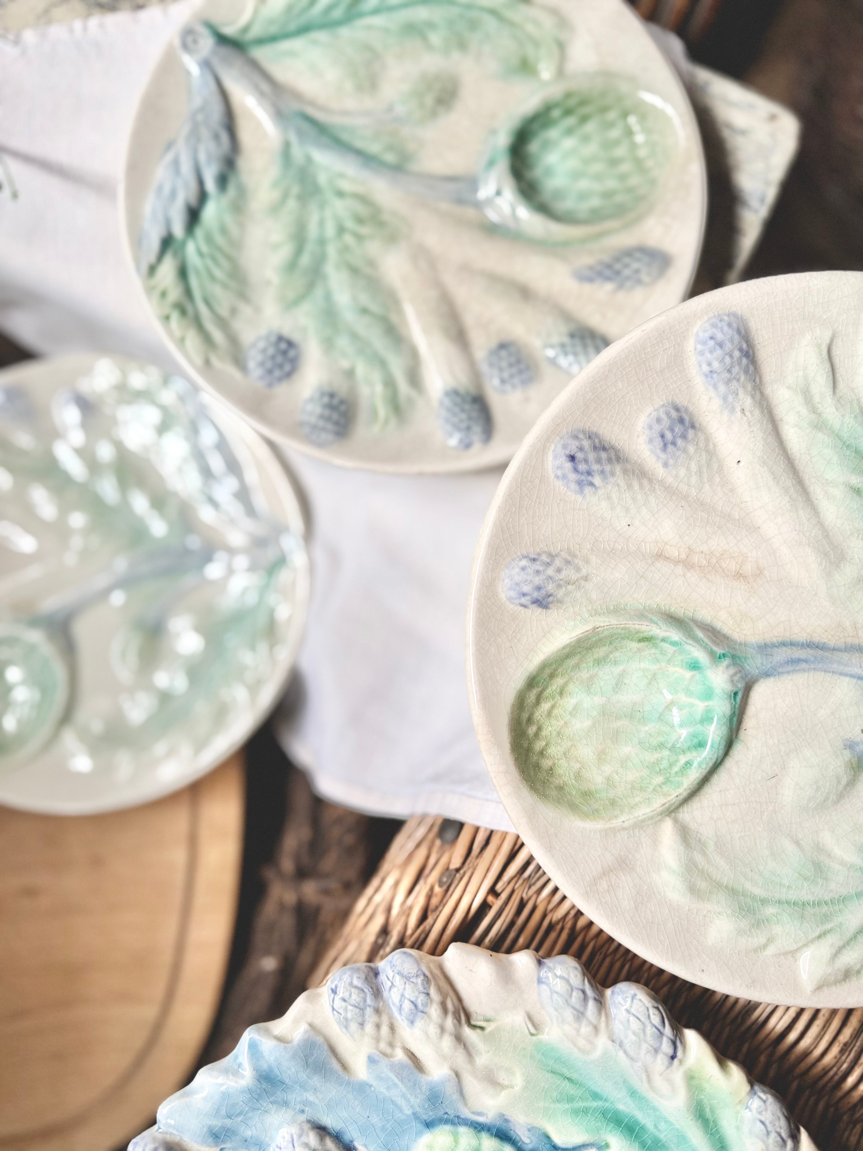 Service art nouveau en barbotine - Le boudoir luxe de Solenn