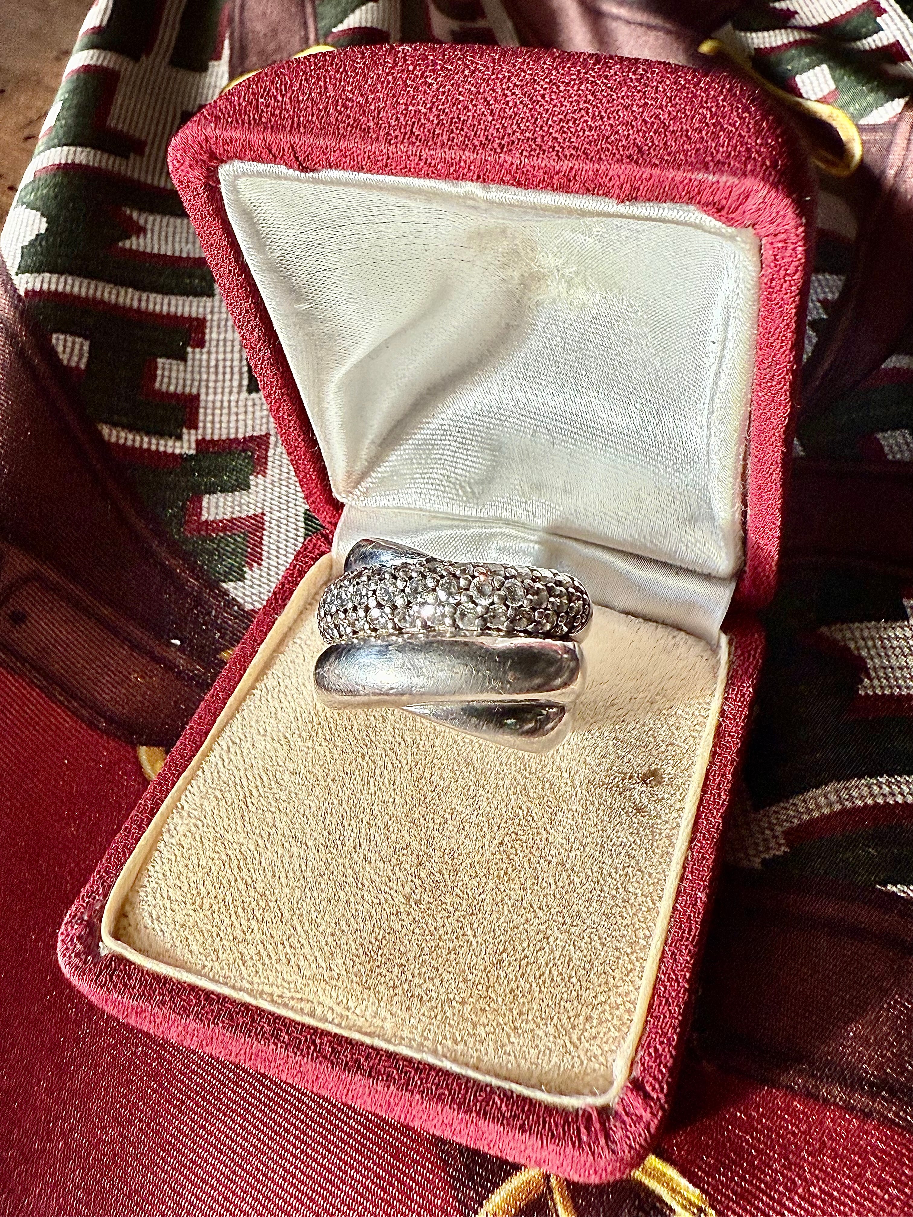Bague entrelats en argent - Le boudoir luxe de Solenn