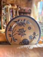 Assiettes plates Clairefontaine, terre de fer
