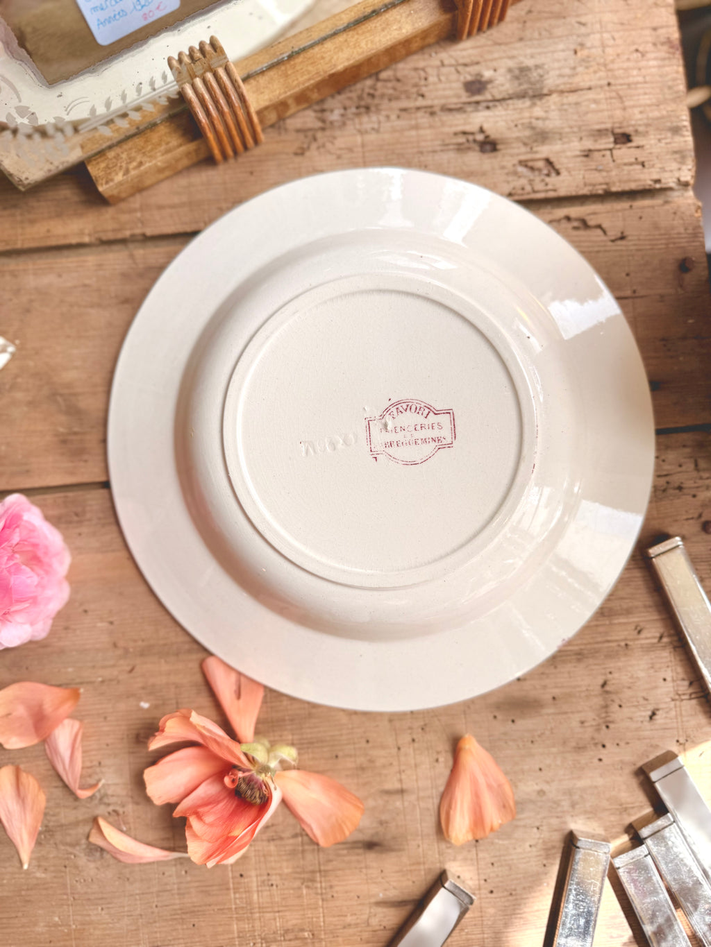 « Favori », assiettes creuses, Sarreguemines