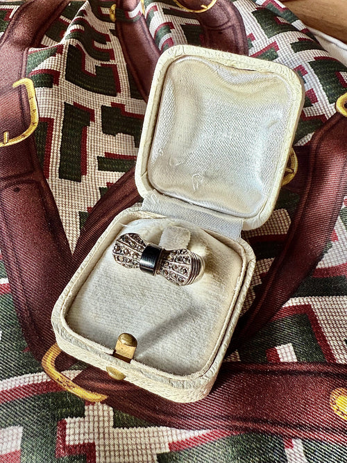 Bague art déco en argent - Le boudoir luxe de Solenn
