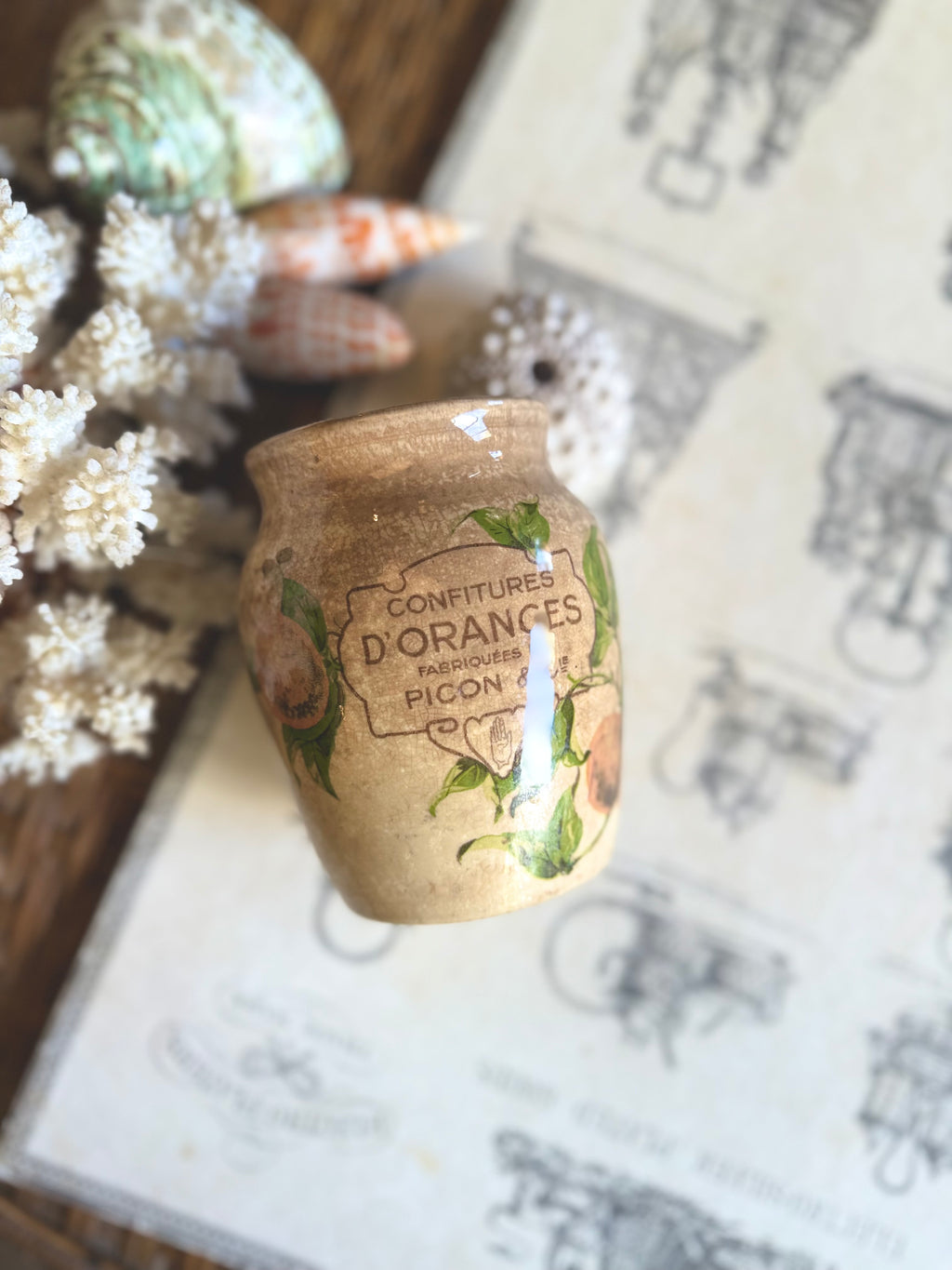 Pot à confiture Picon, terre de fer