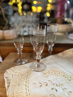 4 flûtes à champagne en cristal ciselé - Le boudoir luxe de Solenn