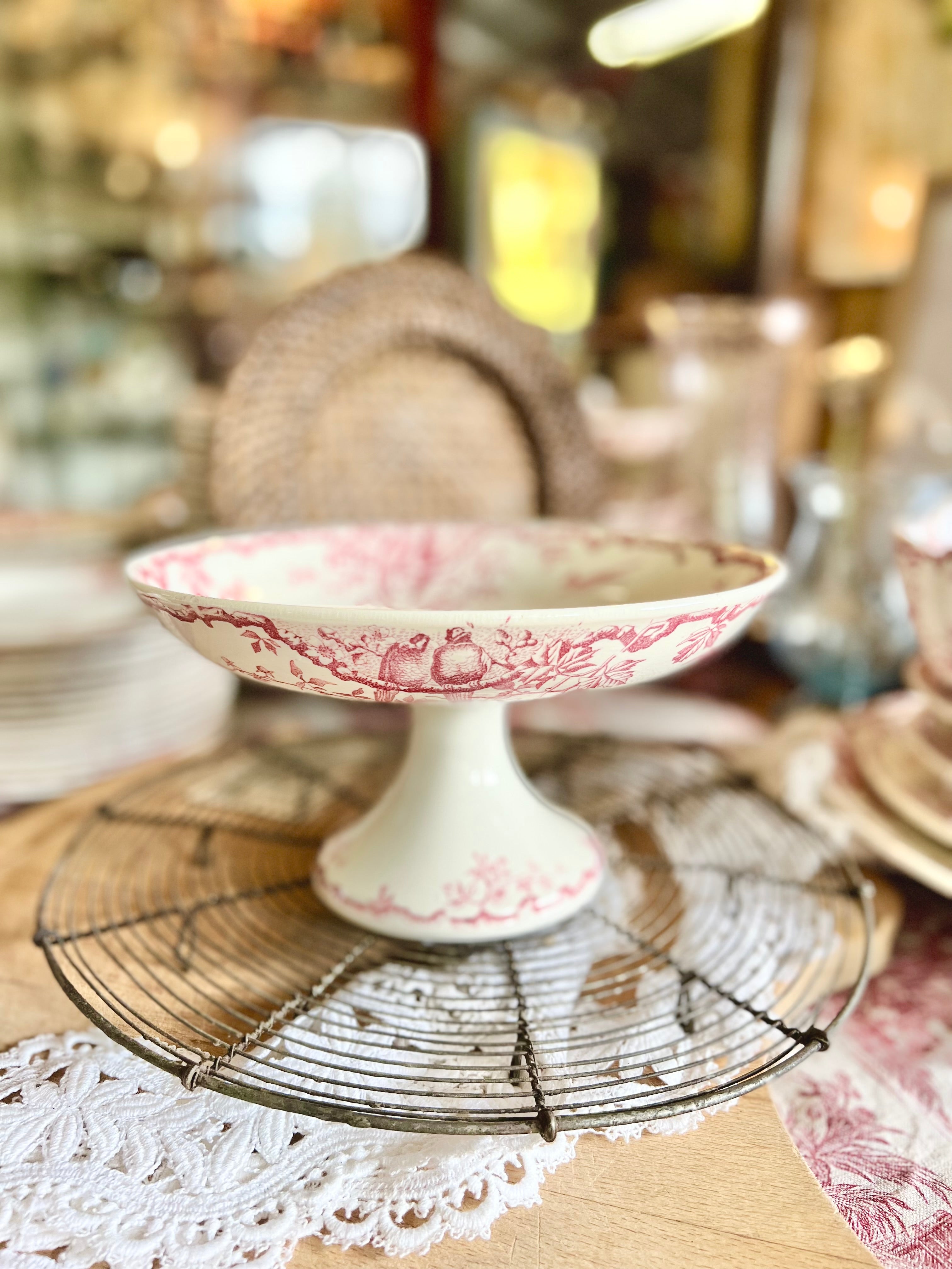 Compotier « Rambouillet » de Luneville, terre de fer - Le boudoir luxe de Solenn