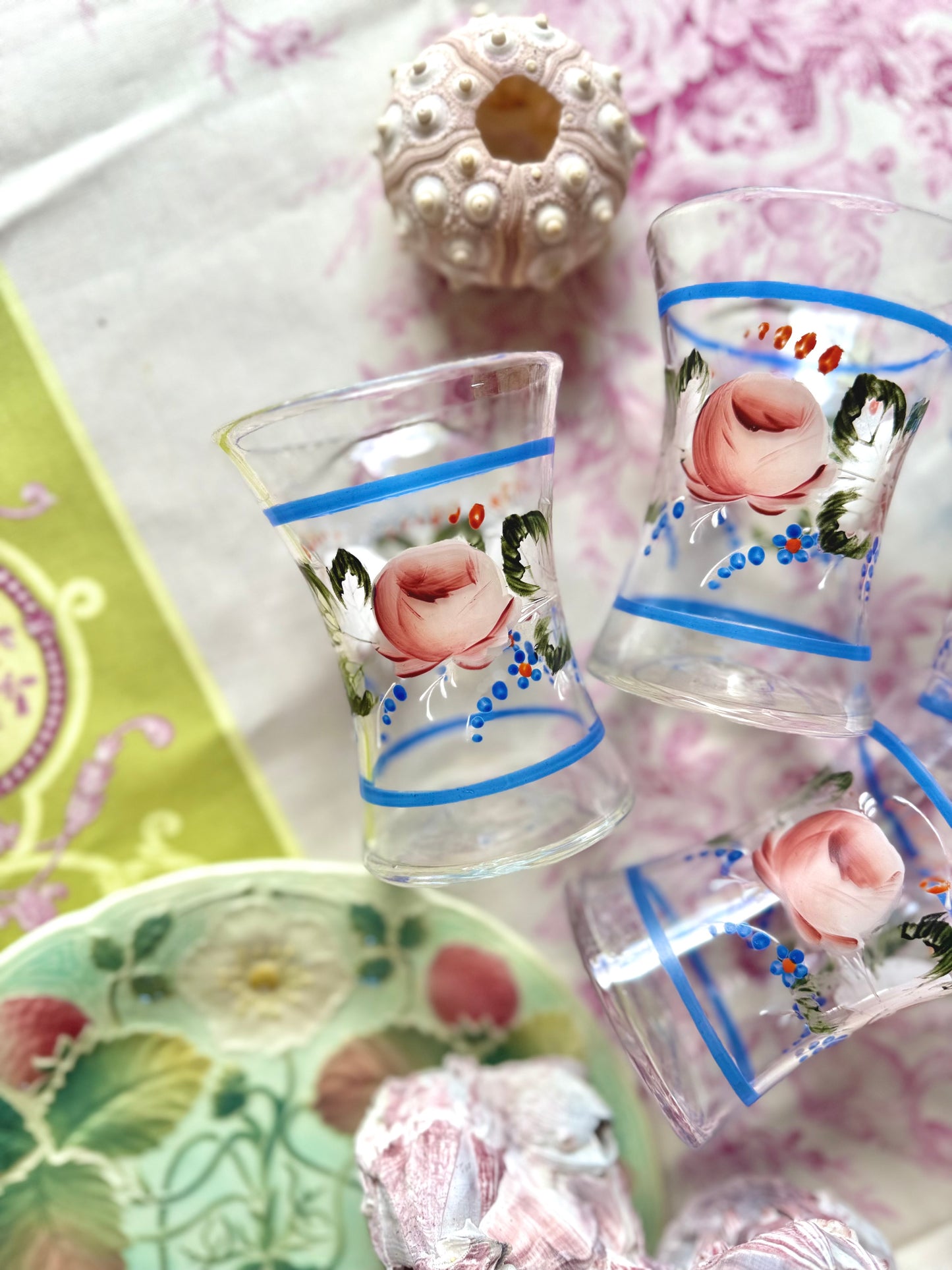 Verres émaillés XIX ème
