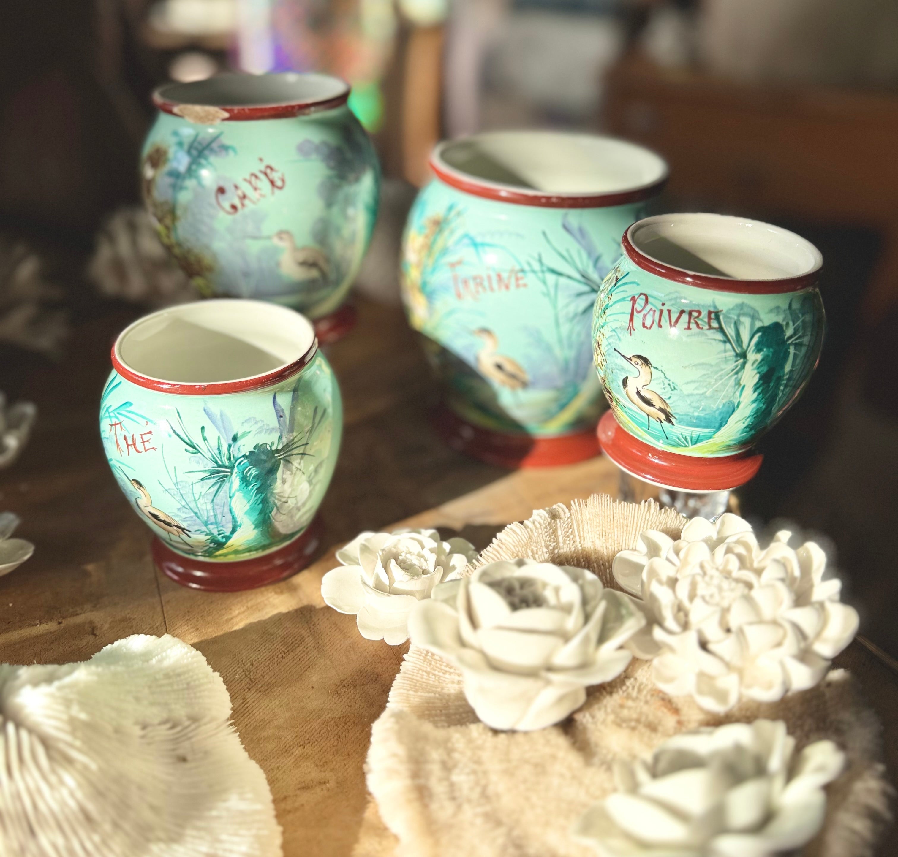 Pots à épices Creil Et Montereau, XIX ème - Le boudoir luxe de Solenn