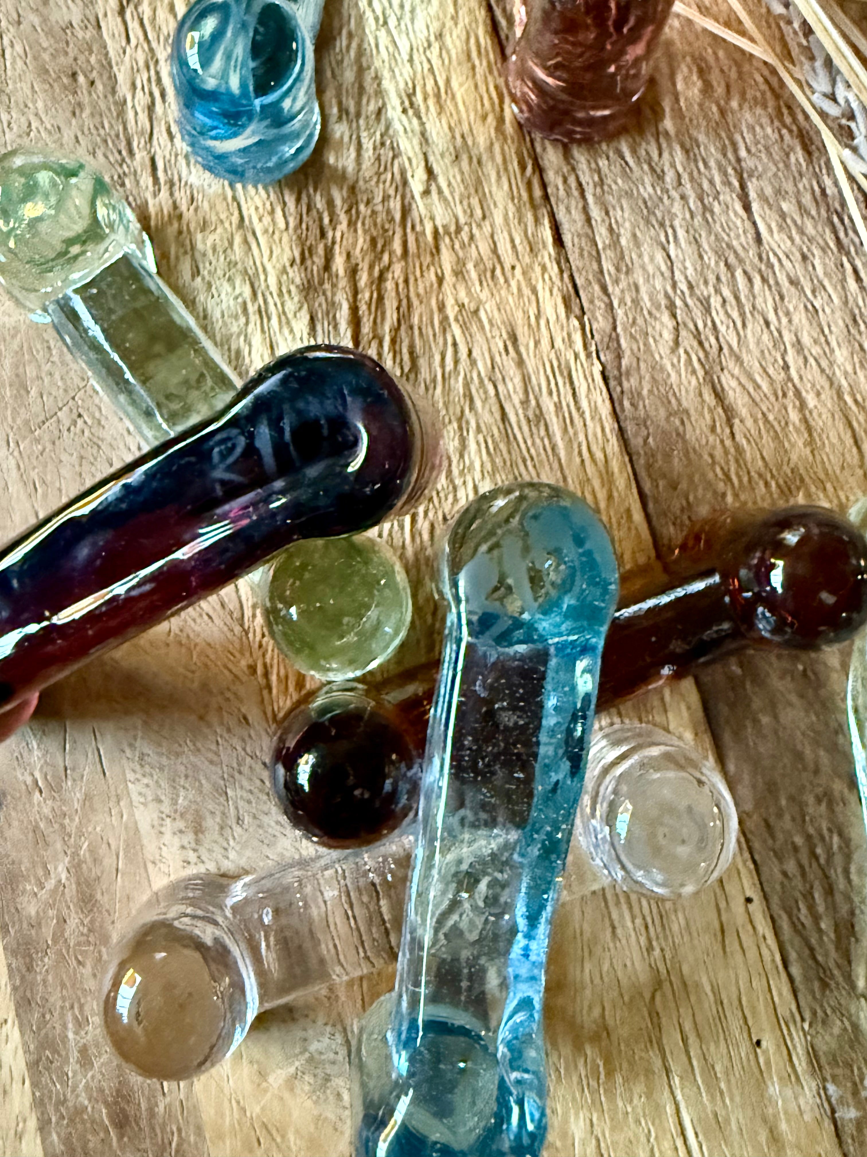 Porte-couteaux de Biot en verre - Le boudoir luxe de Solenn