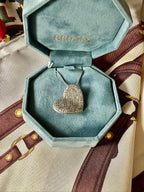 Collier « Amour » argent et cristal - Le boudoir luxe de Solenn