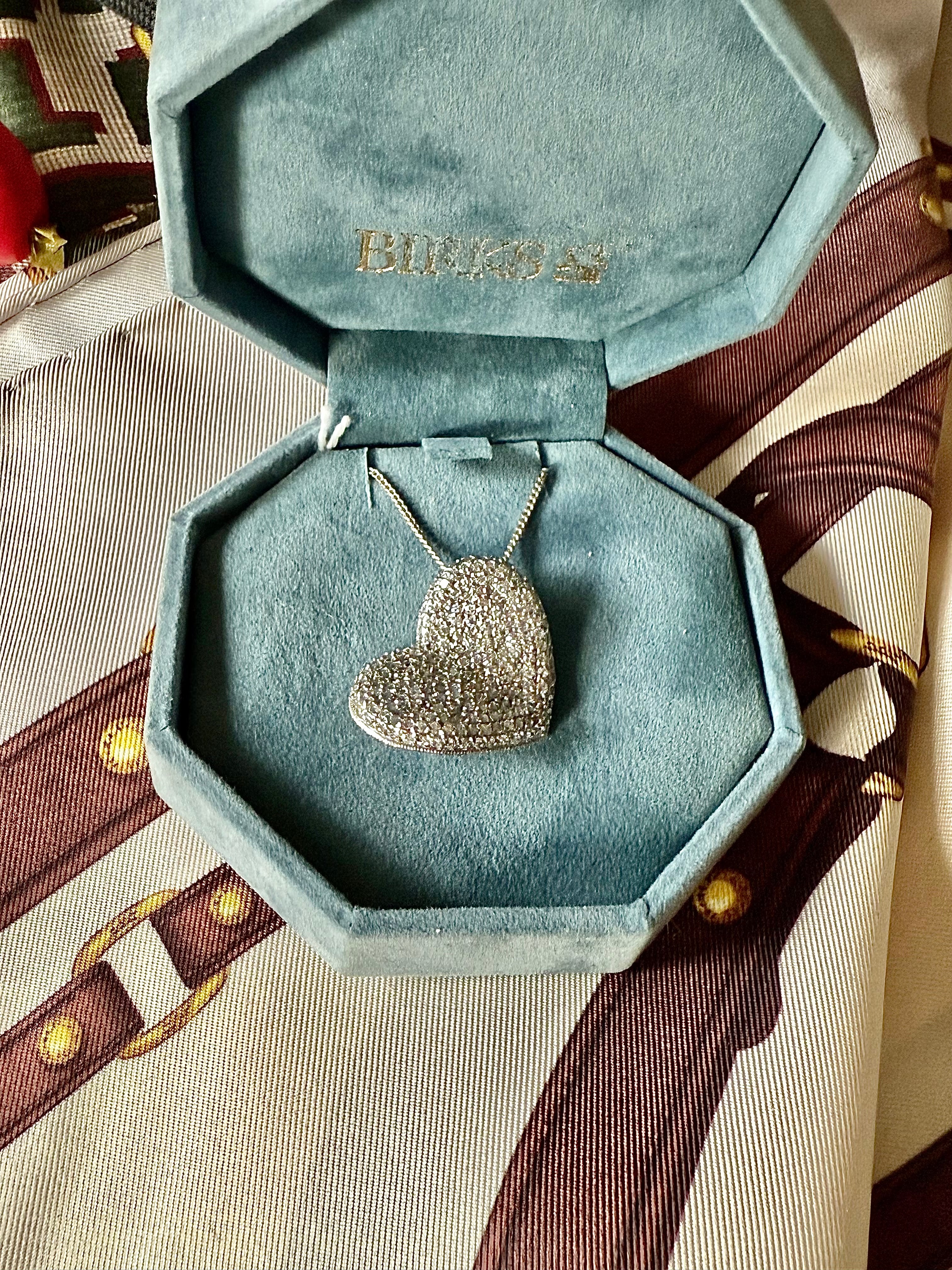 Collier « Amour » argent et cristal - Le boudoir luxe de Solenn