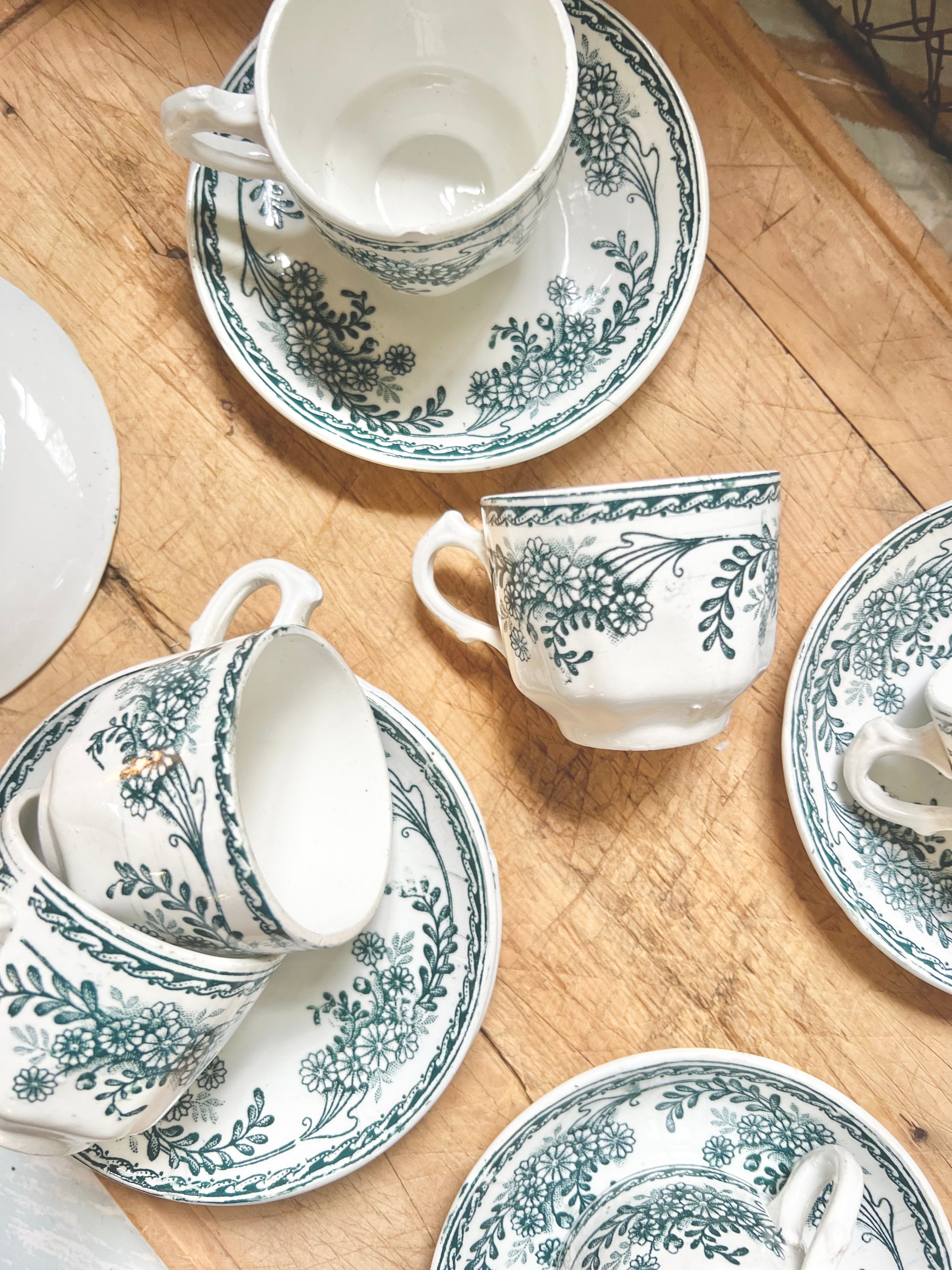 Service à café, terre de fer de Saint Amand - Le boudoir luxe de Solenn