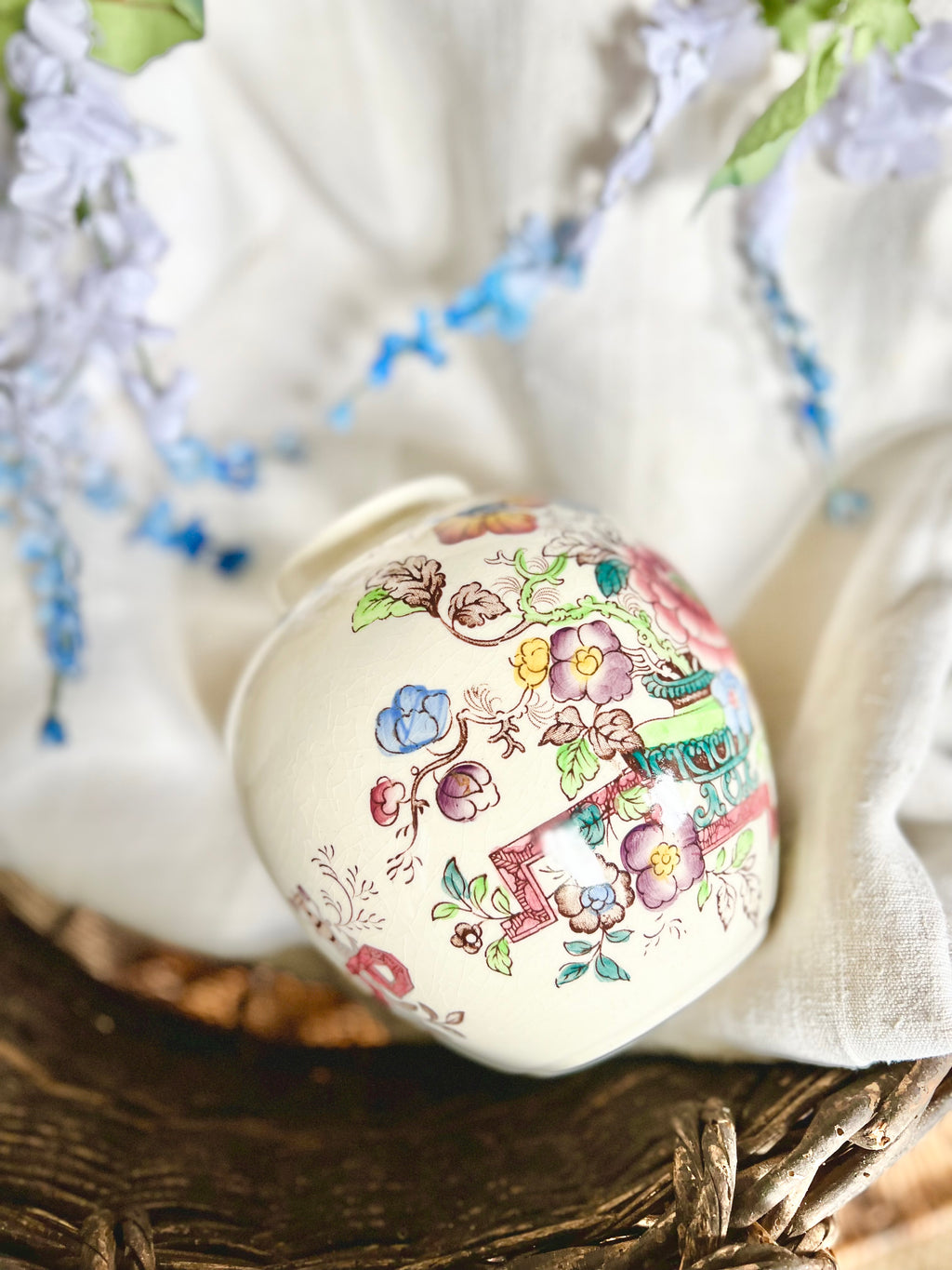 Vase Mason’s en faïence anglaise - Le boudoir luxe de Solenn