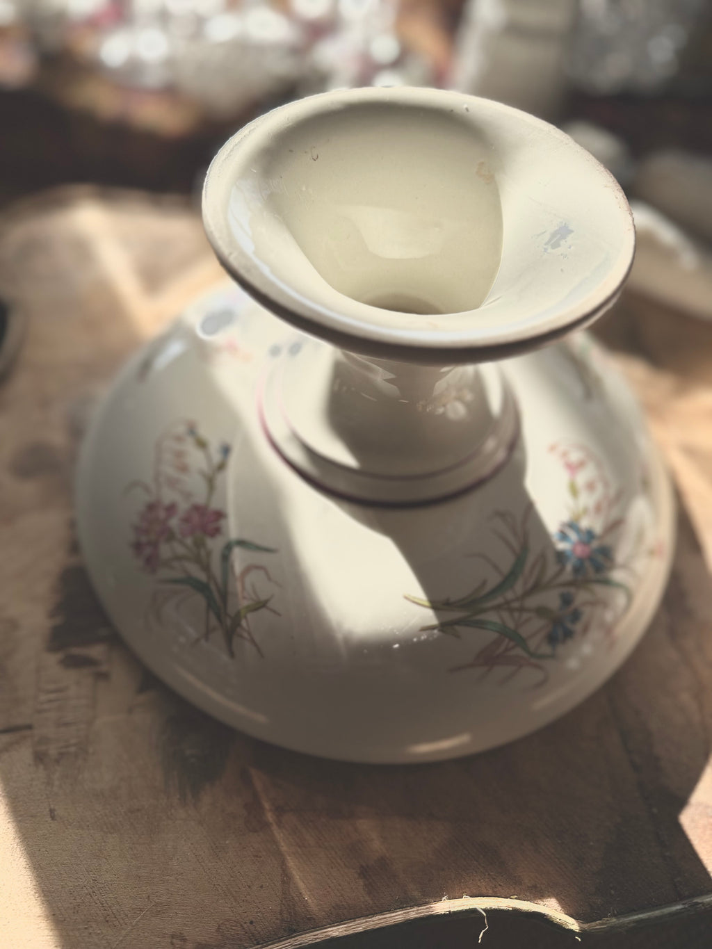 Compotier, Luneville modèle « Bleuet » - Le boudoir luxe de Solenn