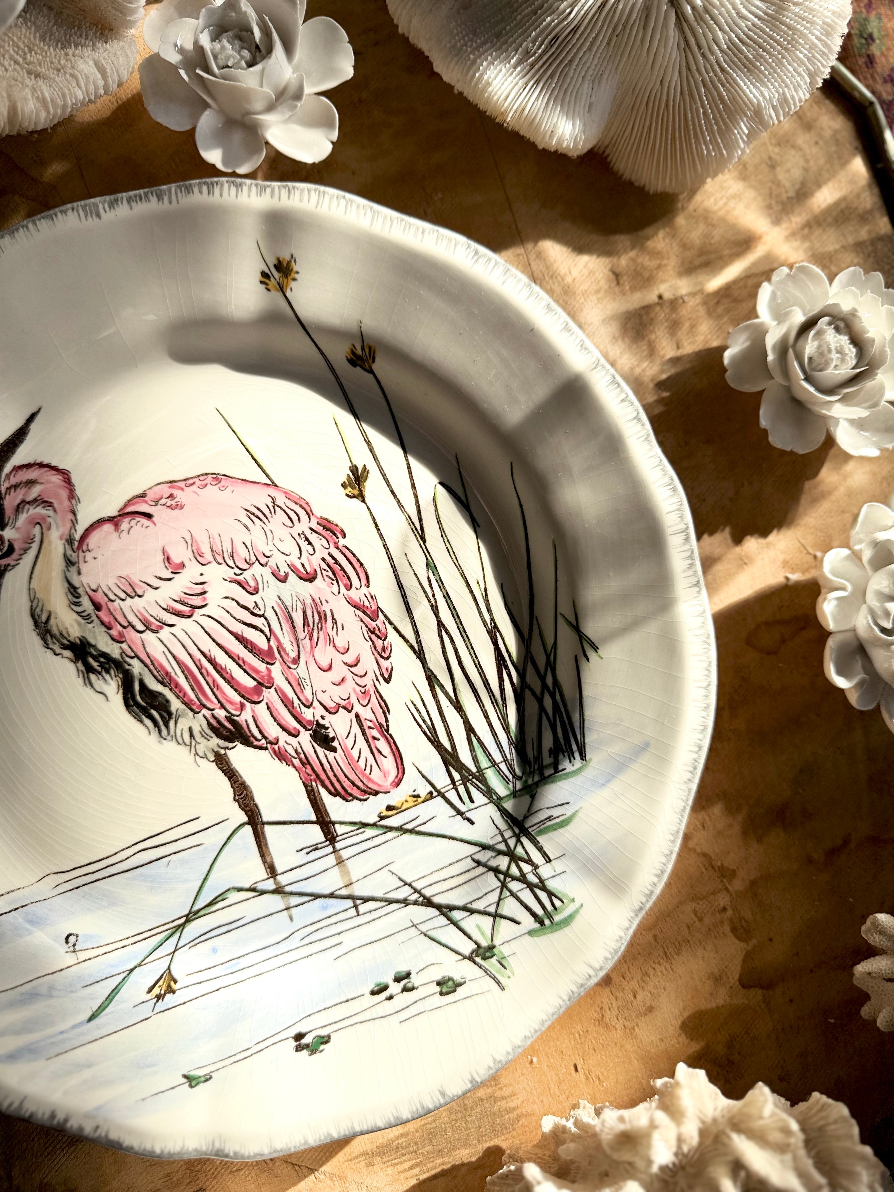 N: 11. assiette de collection « Les grands oiseaux » de Gien - Le boudoir luxe de Solenn