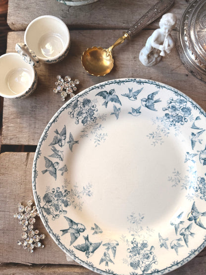 Assiettes plates Choisy le roi, « Montigny »