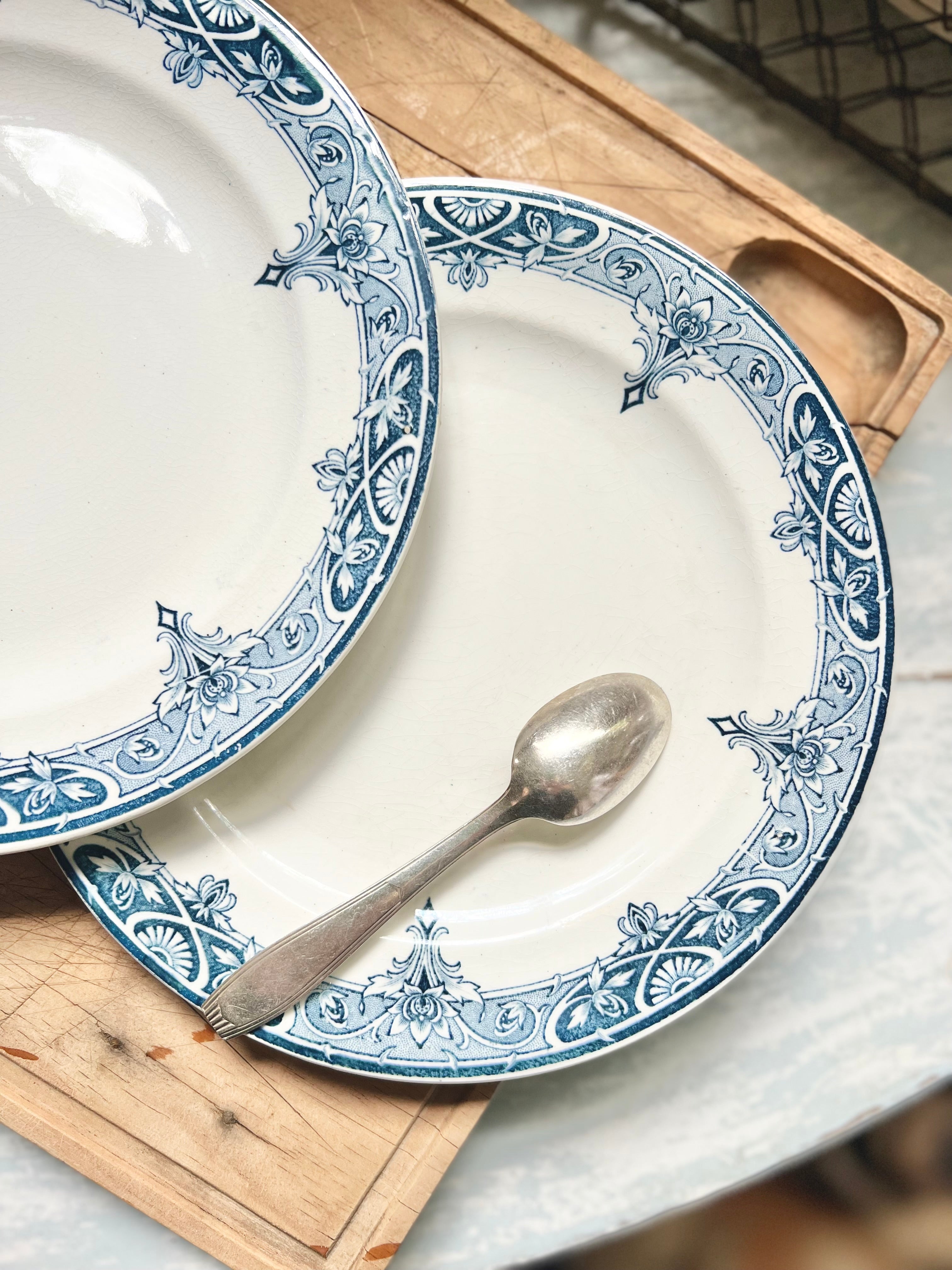 Service à dessert, Saint Amand, art nouveau - Le boudoir luxe de Solenn