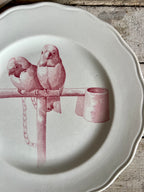 Rare assiette de Cauldon en faïence de 1830 - Le boudoir luxe de Solenn