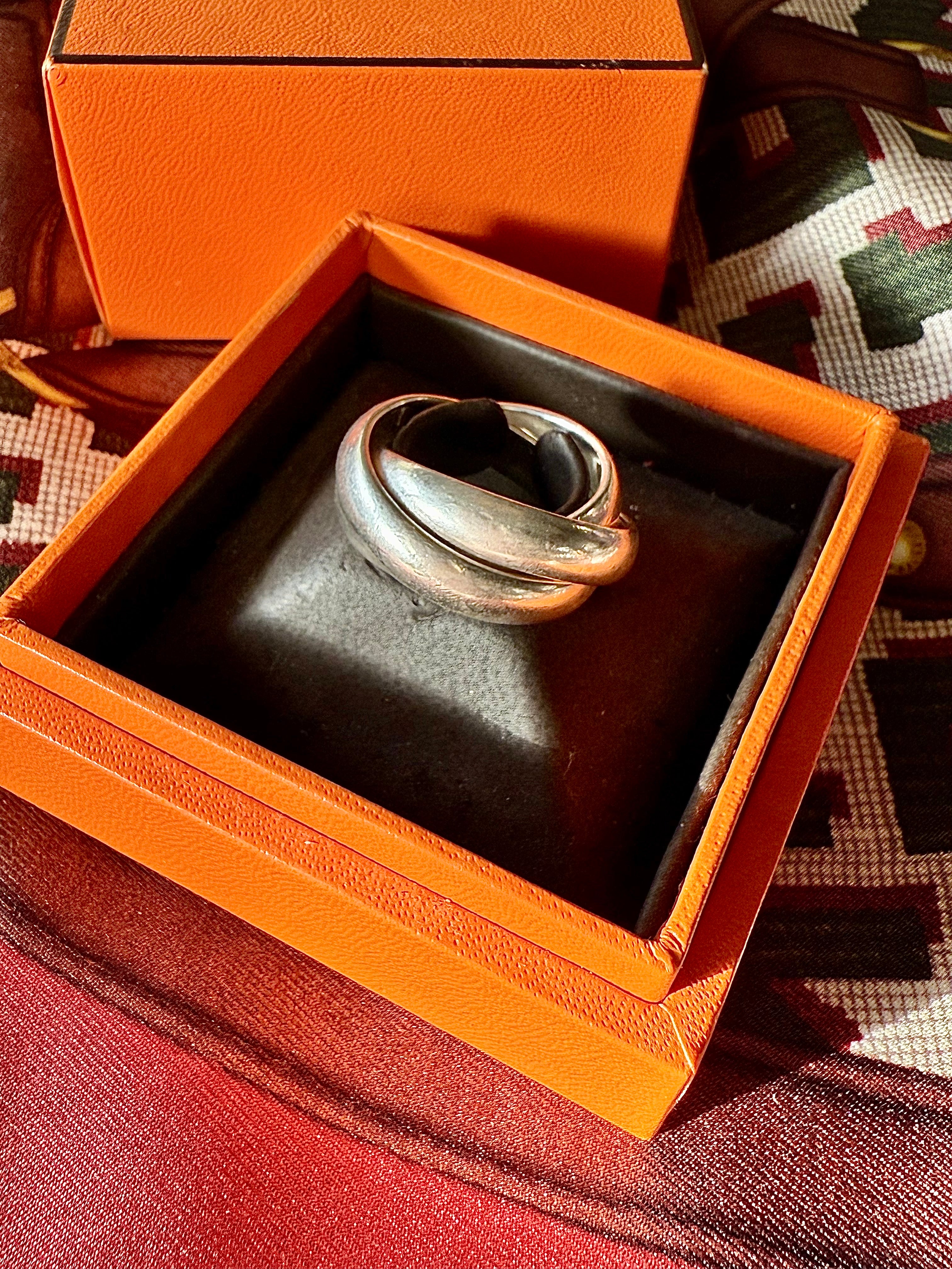 Bague trois anneaux en argent - Le boudoir luxe de Solenn
