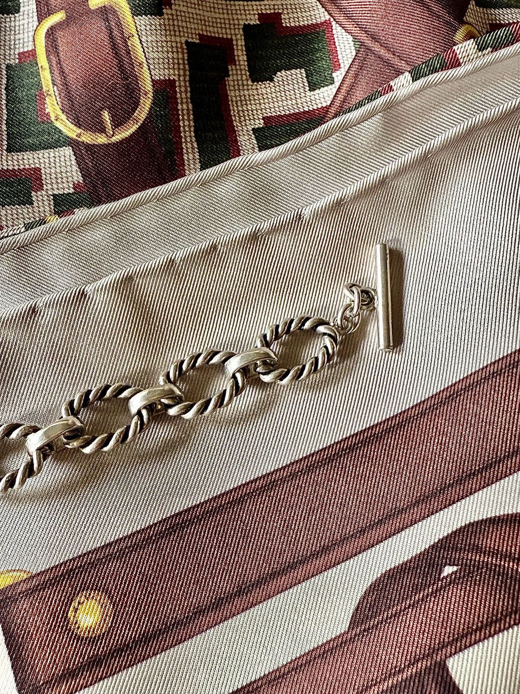 Bracelet style Hermès en argent - Le boudoir luxe de Solenn