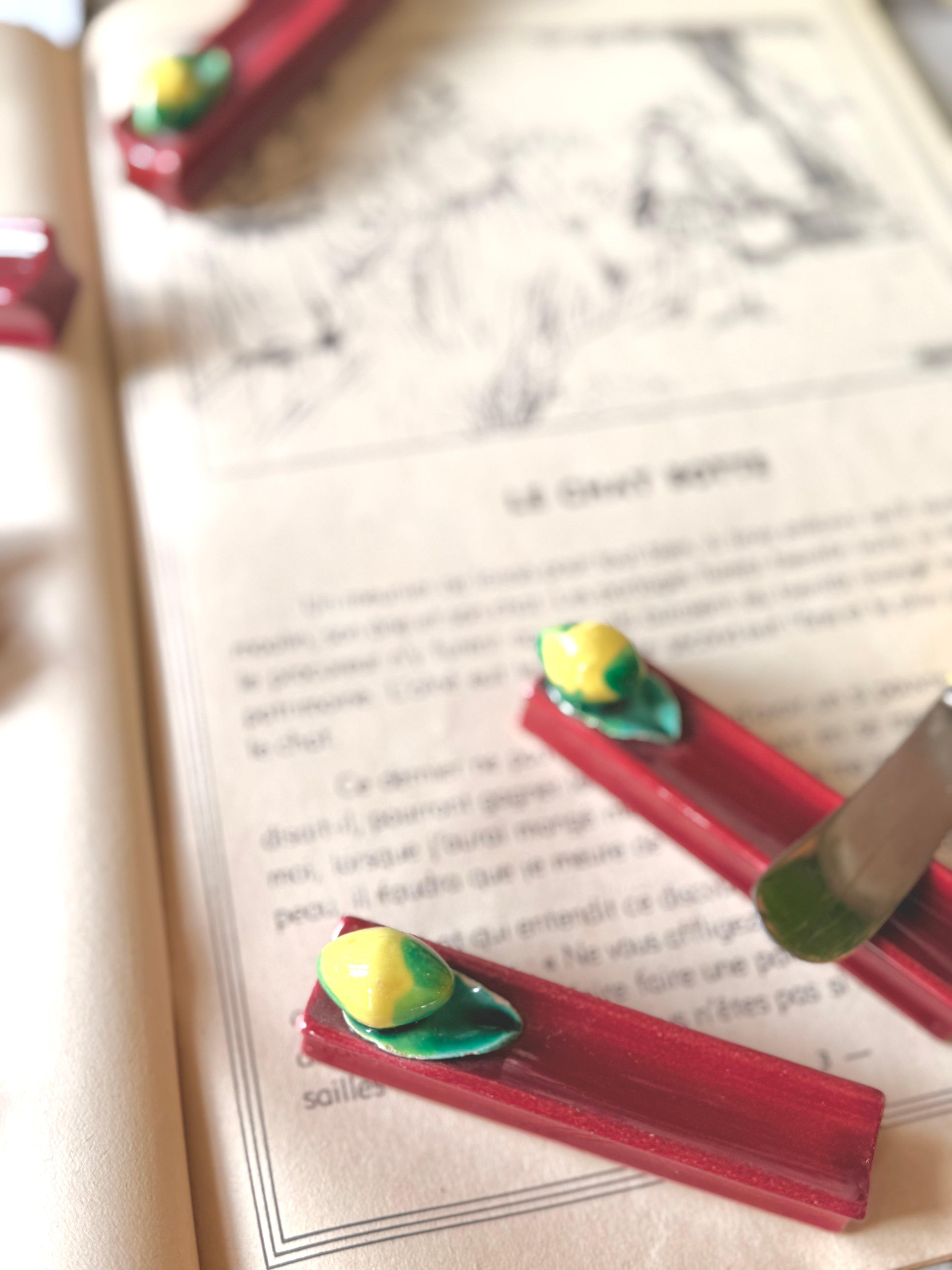 Porte-couteaux en barbotine - Le boudoir luxe de Solenn