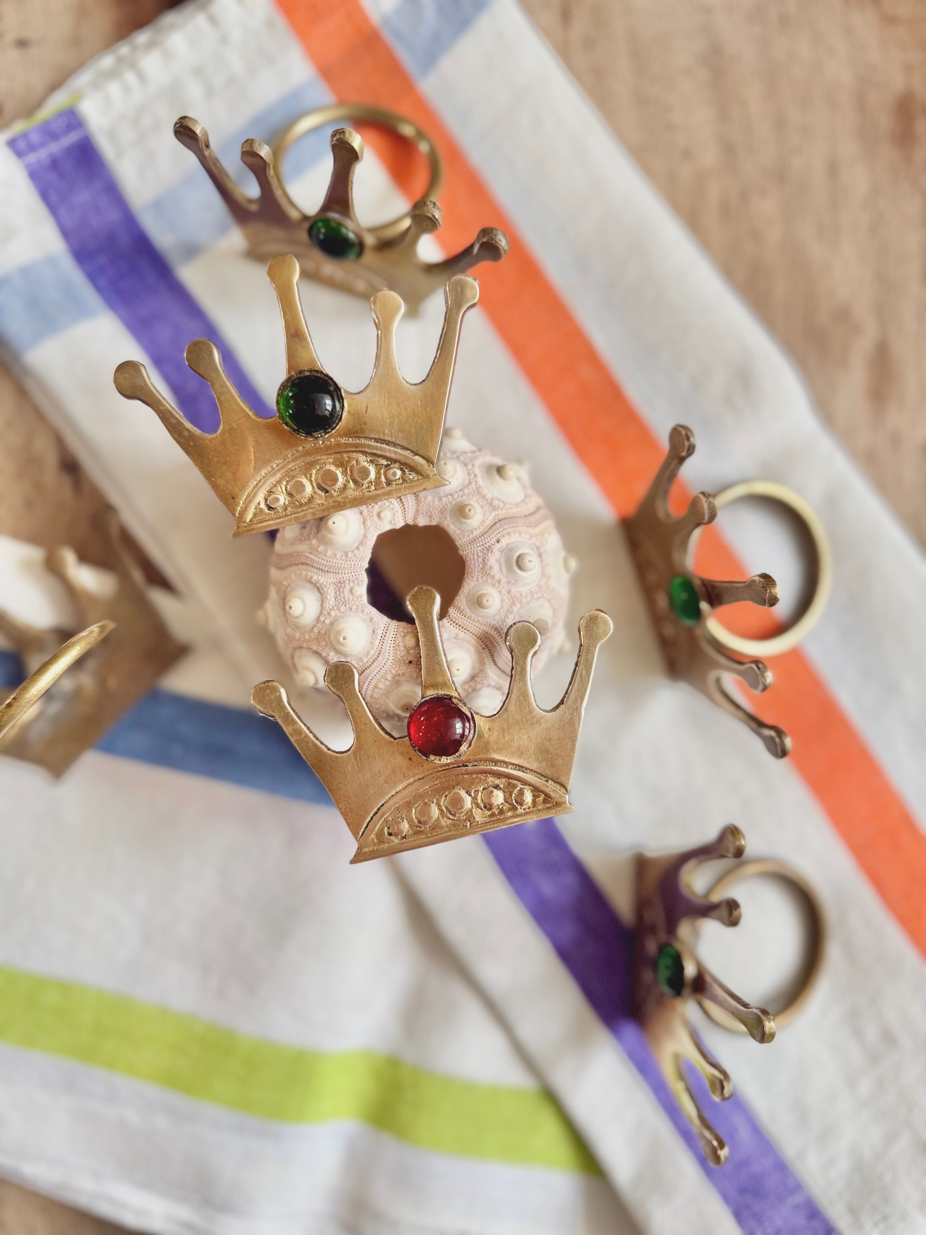Ronds de serviette couronne - Le boudoir luxe de Solenn