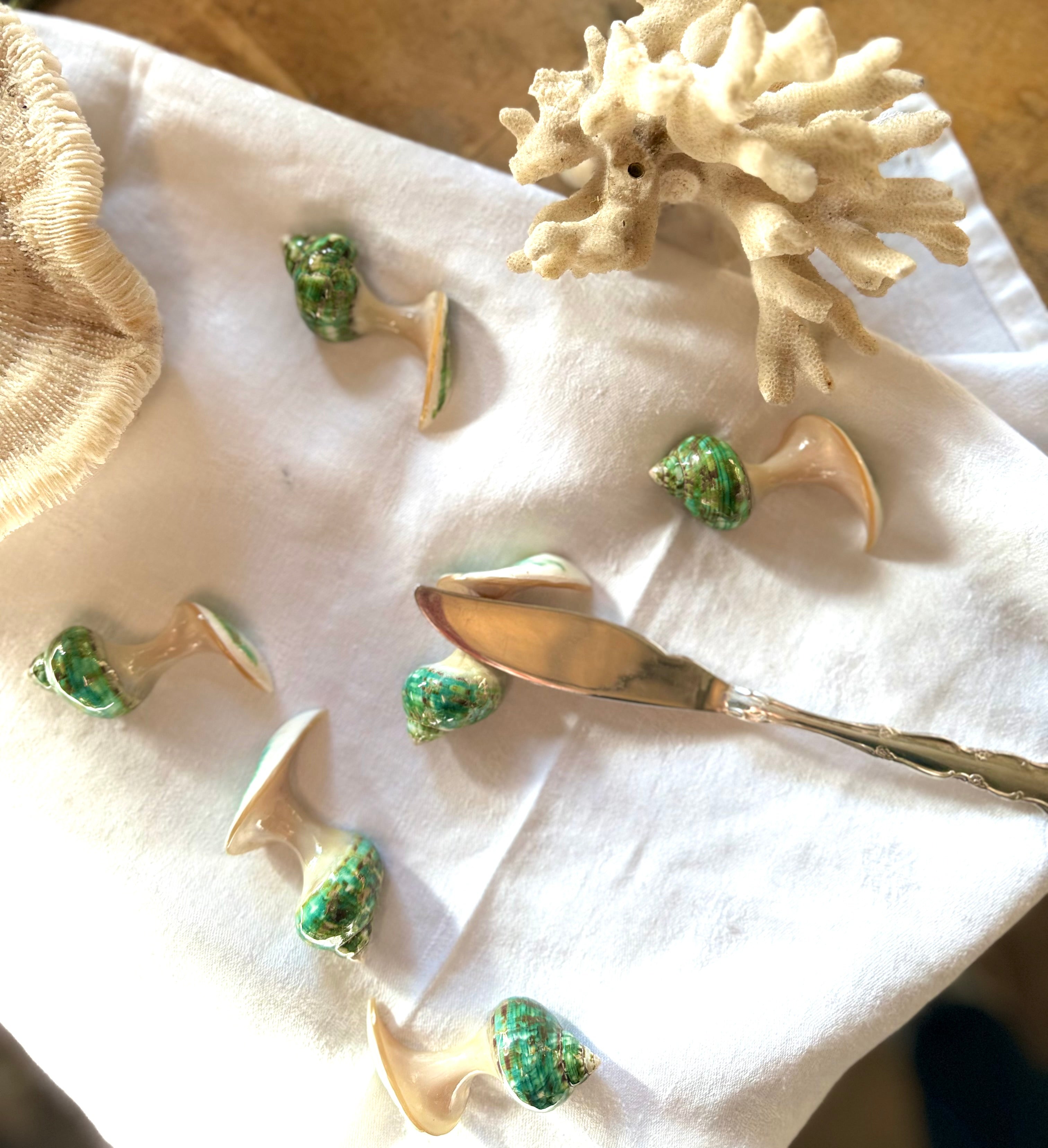 Porte-couteaux, coquillages - Le boudoir luxe de Solenn