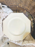 Assiettes plates Sarreguemines, perlées - Le boudoir luxe de Solenn