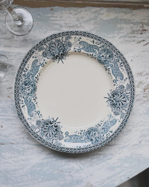 5 petites assiettes Longwy « Louise » - Le boudoir luxe de Solenn