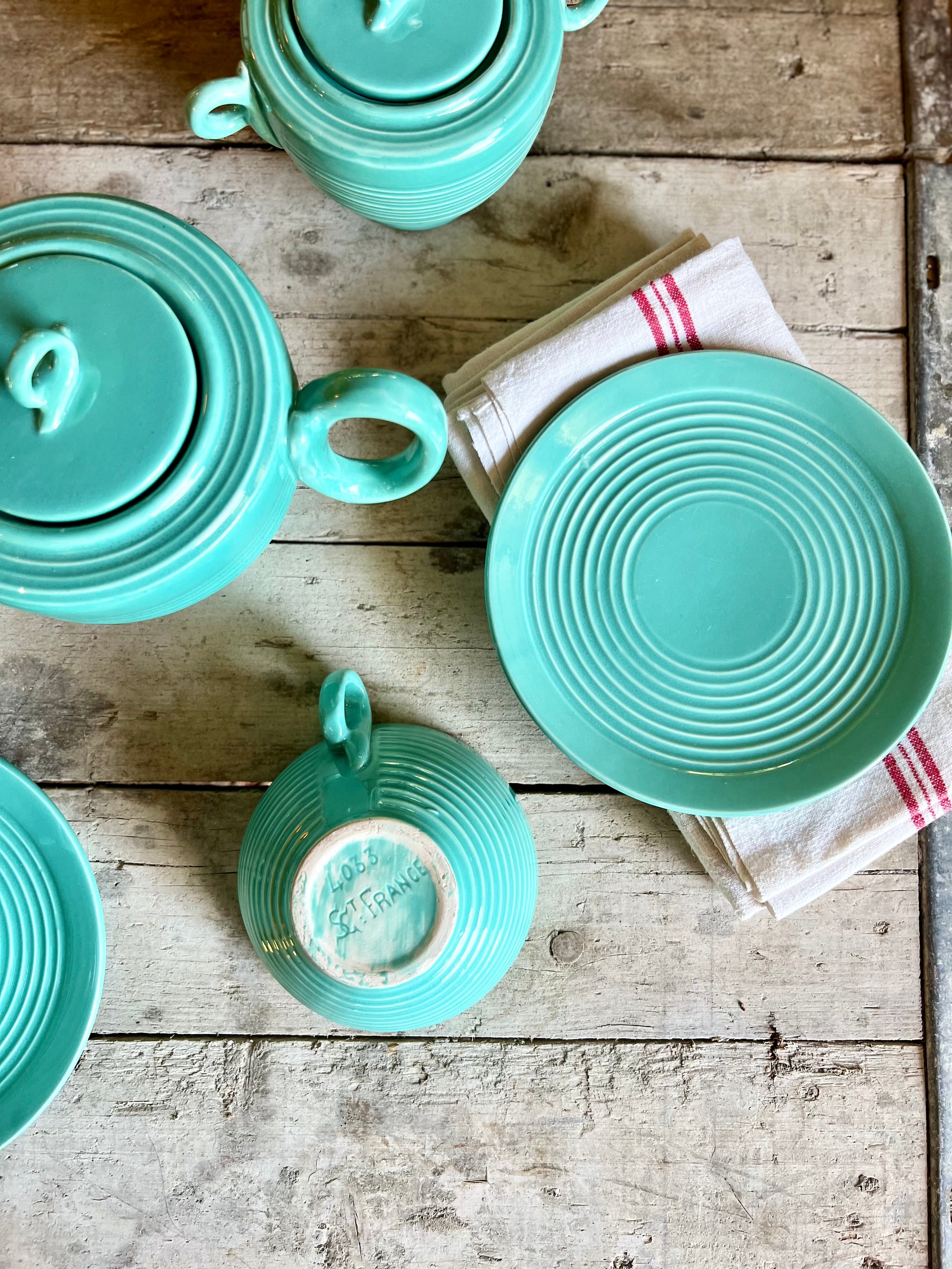 Service en barbotine de Saint Clément - Le boudoir luxe de Solenn