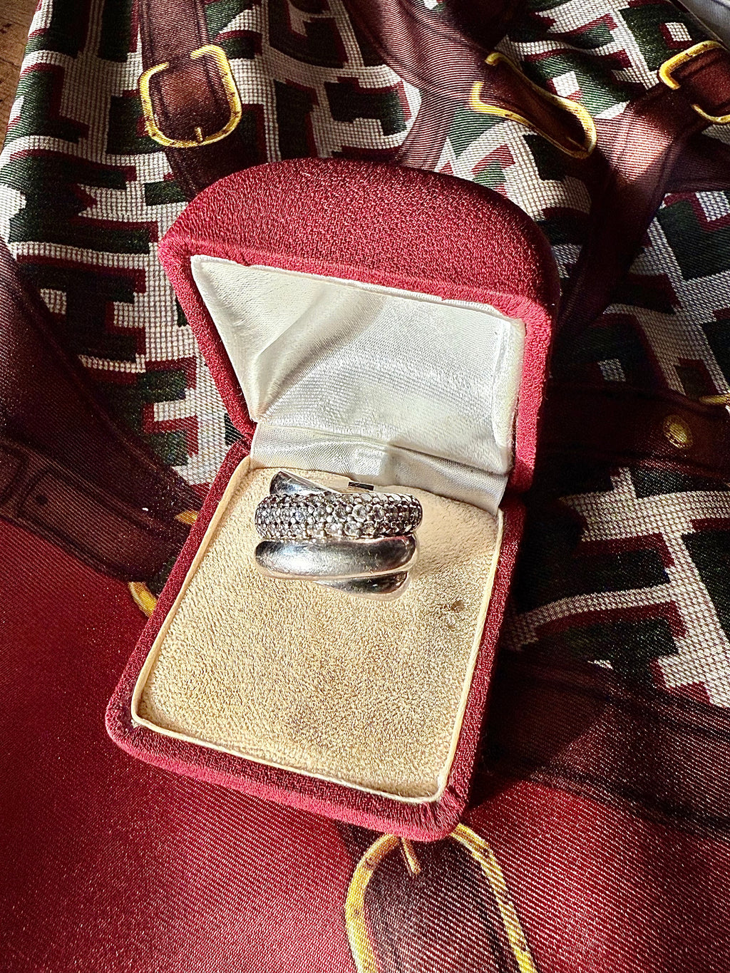 Bague entrelats en argent - Le boudoir luxe de Solenn