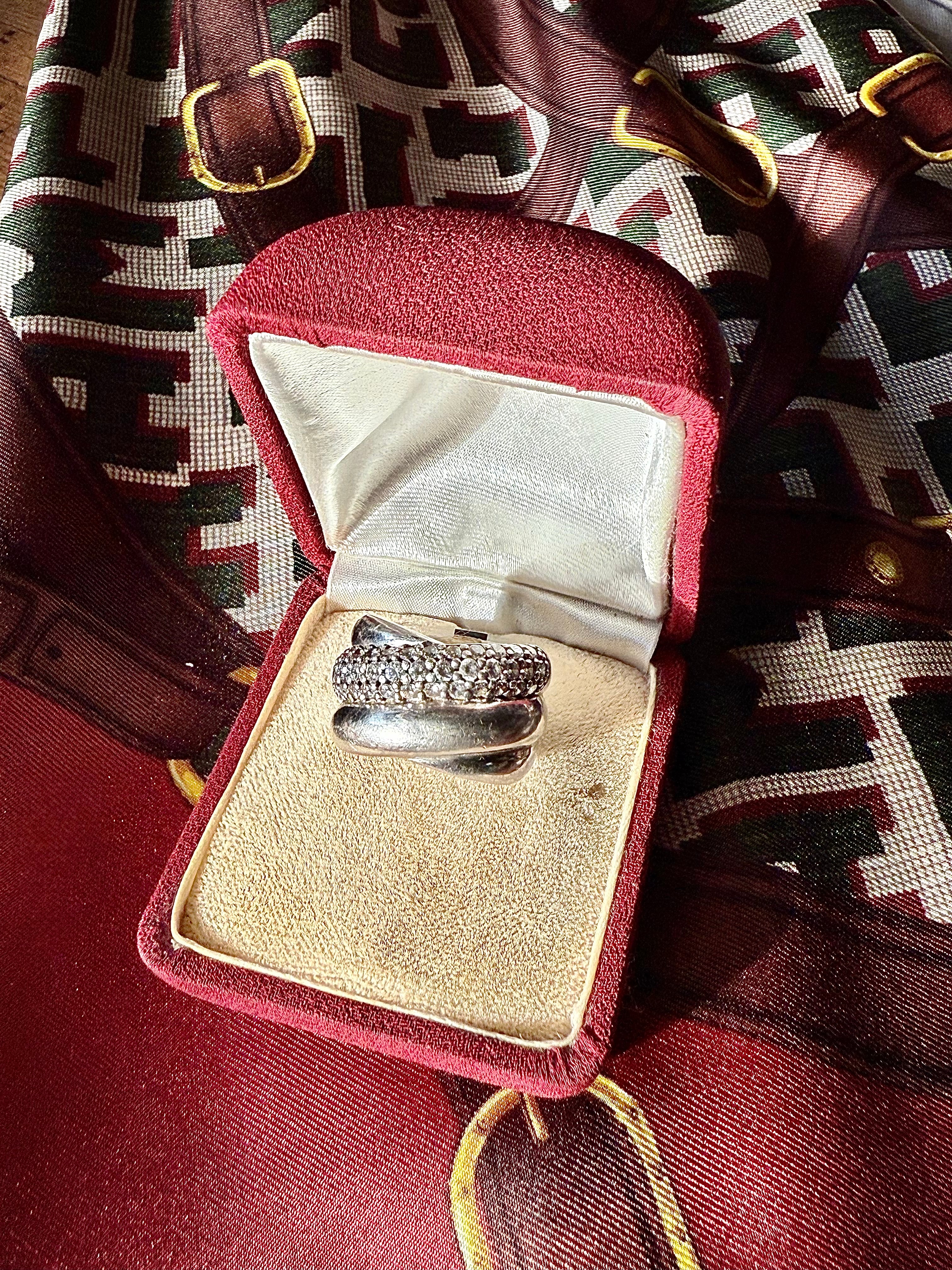 Bague entrelats en argent - Le boudoir luxe de Solenn