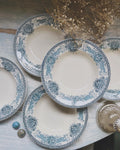 6 petites assiettes Longwy « Louise » - Le boudoir luxe de Solenn