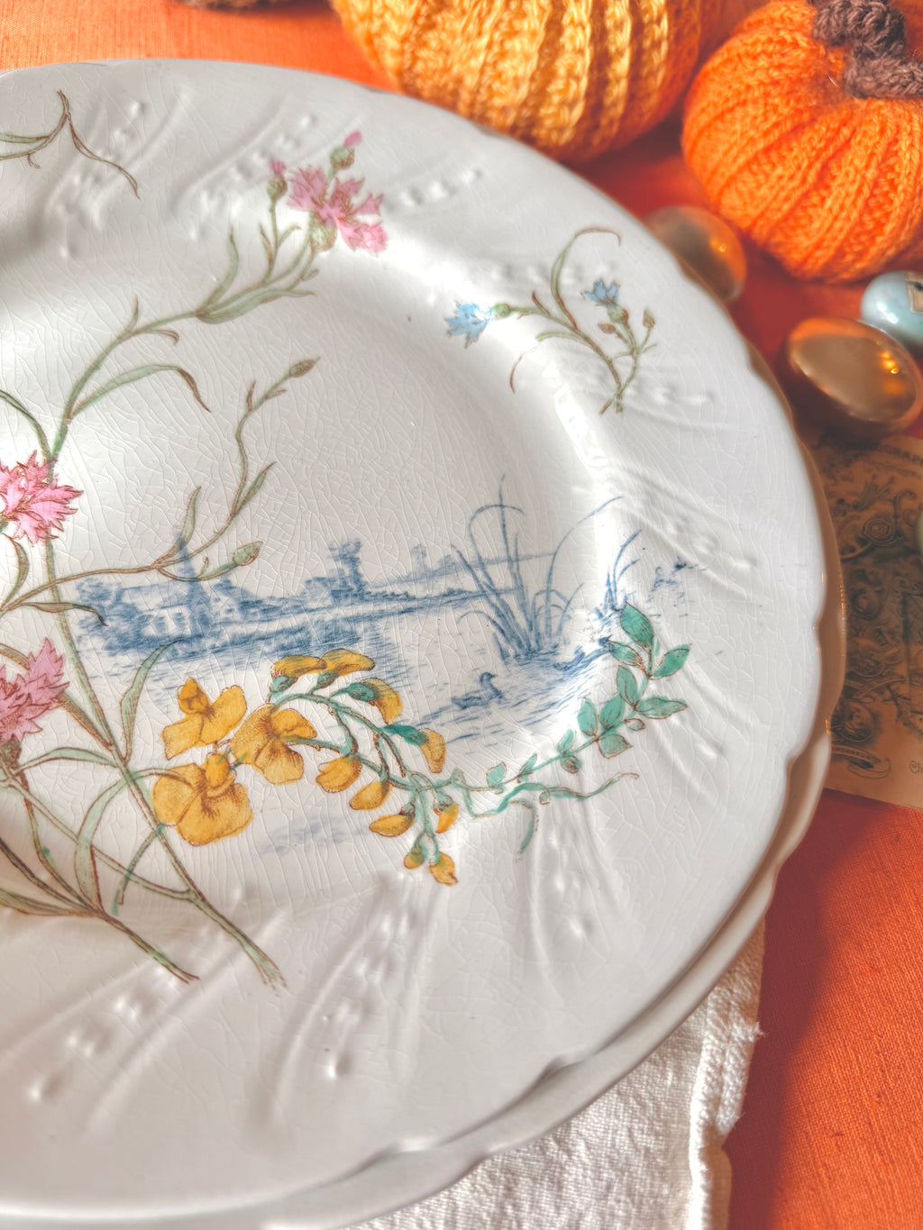 Assiettes plates, Luneville