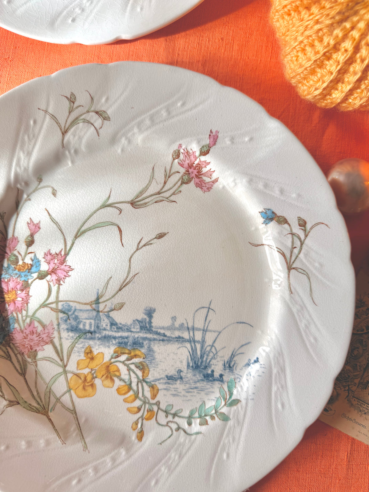 Assiettes plates, Luneville