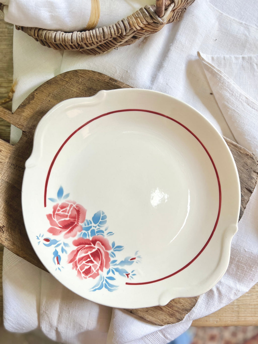 Service à dessert, en demi-porcelaine de Badonviller. - Le boudoir luxe de Solenn