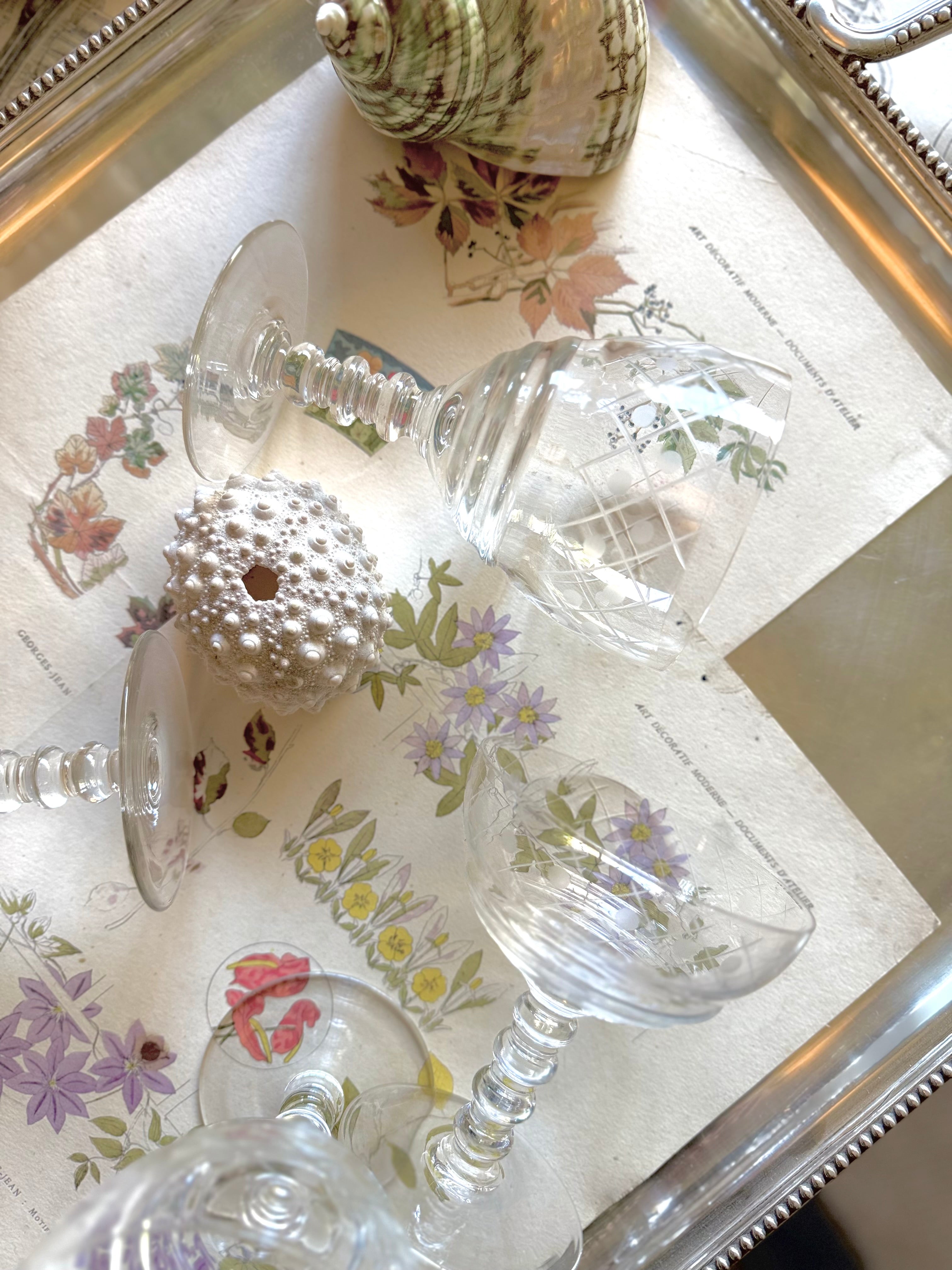 Service art déco en cristal ciselé