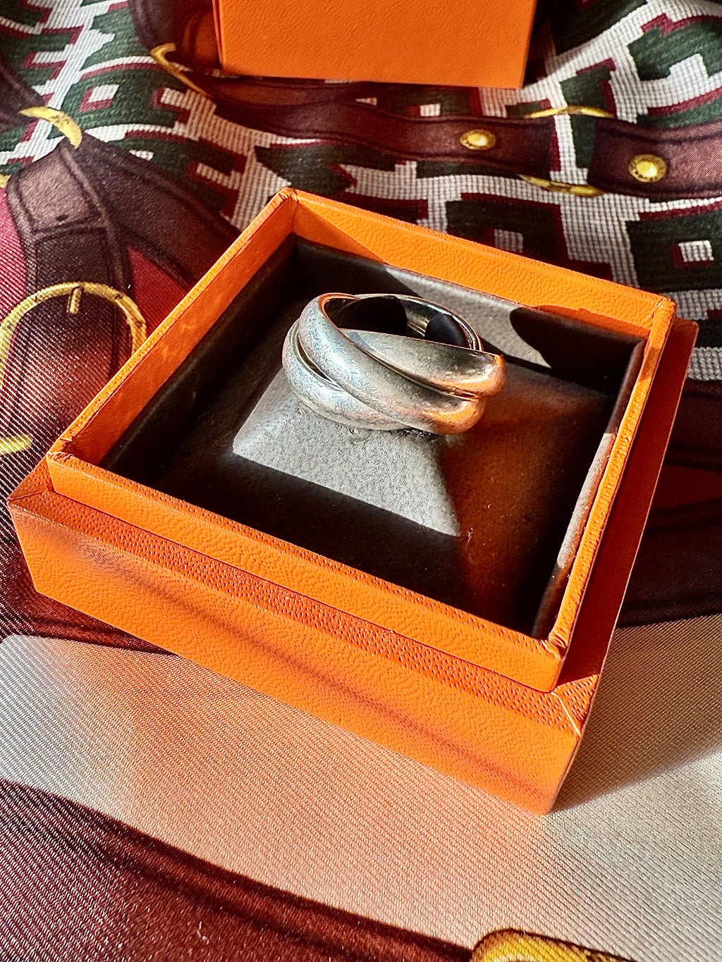 Bague trois anneaux en argent - Le boudoir luxe de Solenn