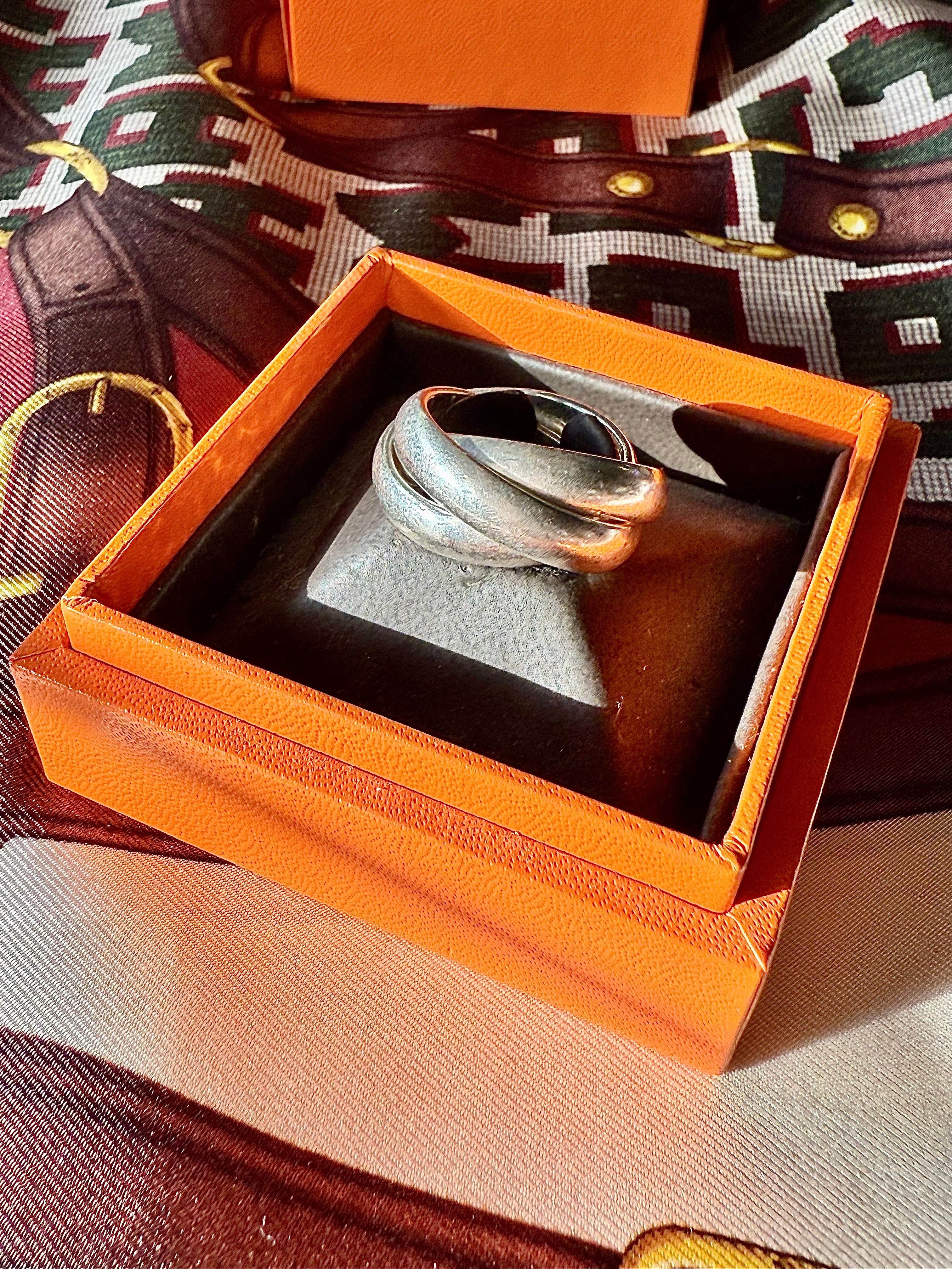 Bague trois anneaux en argent - Le boudoir luxe de Solenn